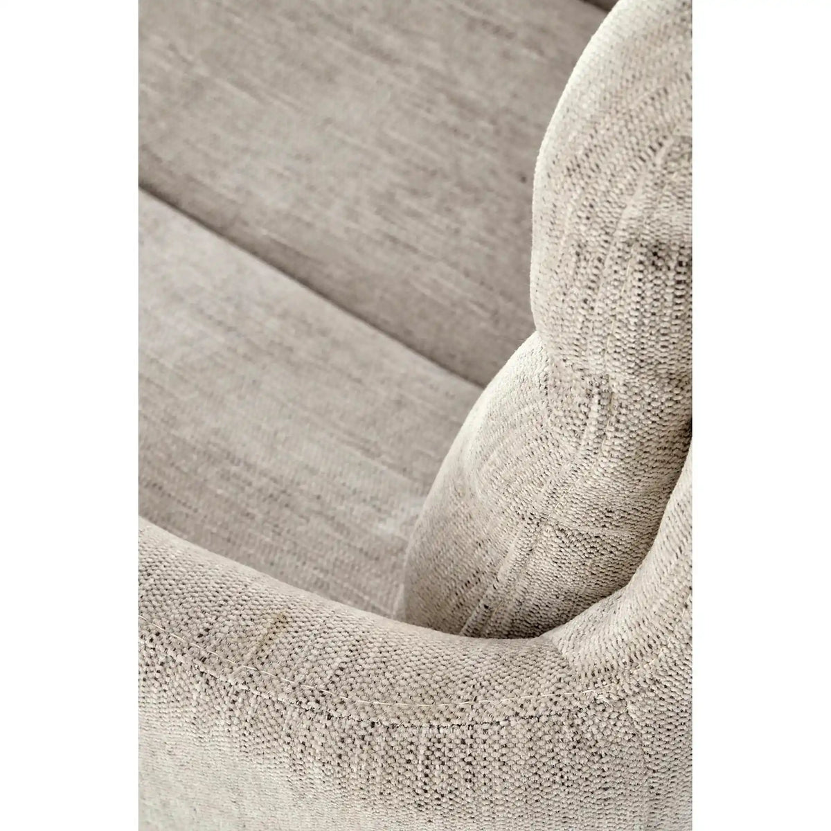 Scaun pentru living K495, bej/negru, stofa clasica/metal, 60x65x87 cm