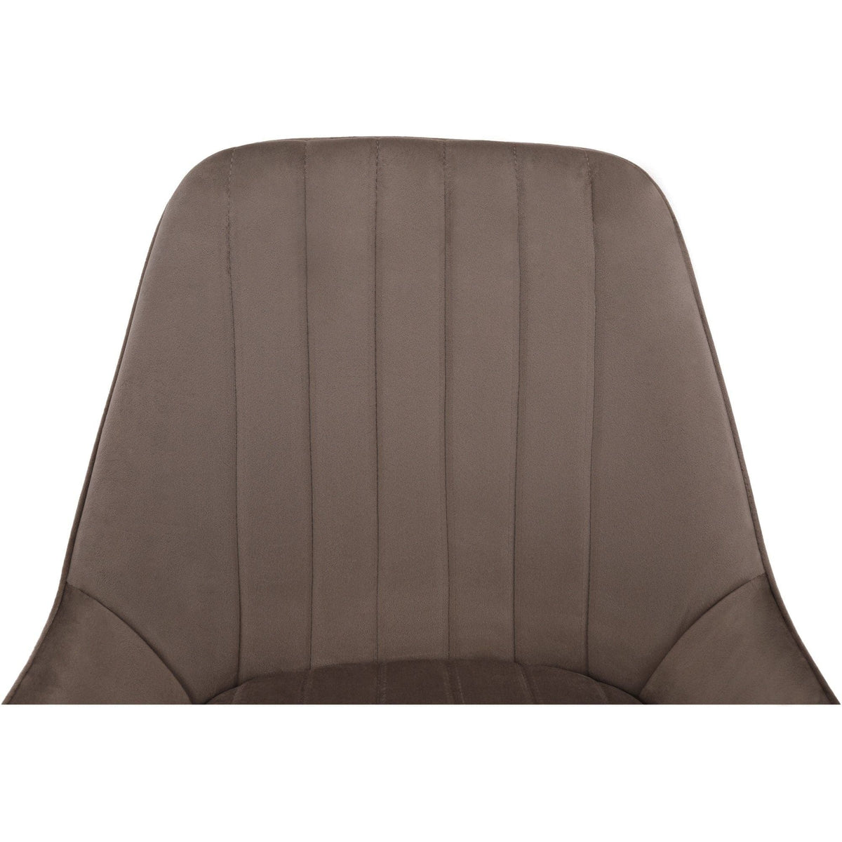 Scaun PERLIA, grej/auriu, metal/stofa catifelata, 56x62x89 cm