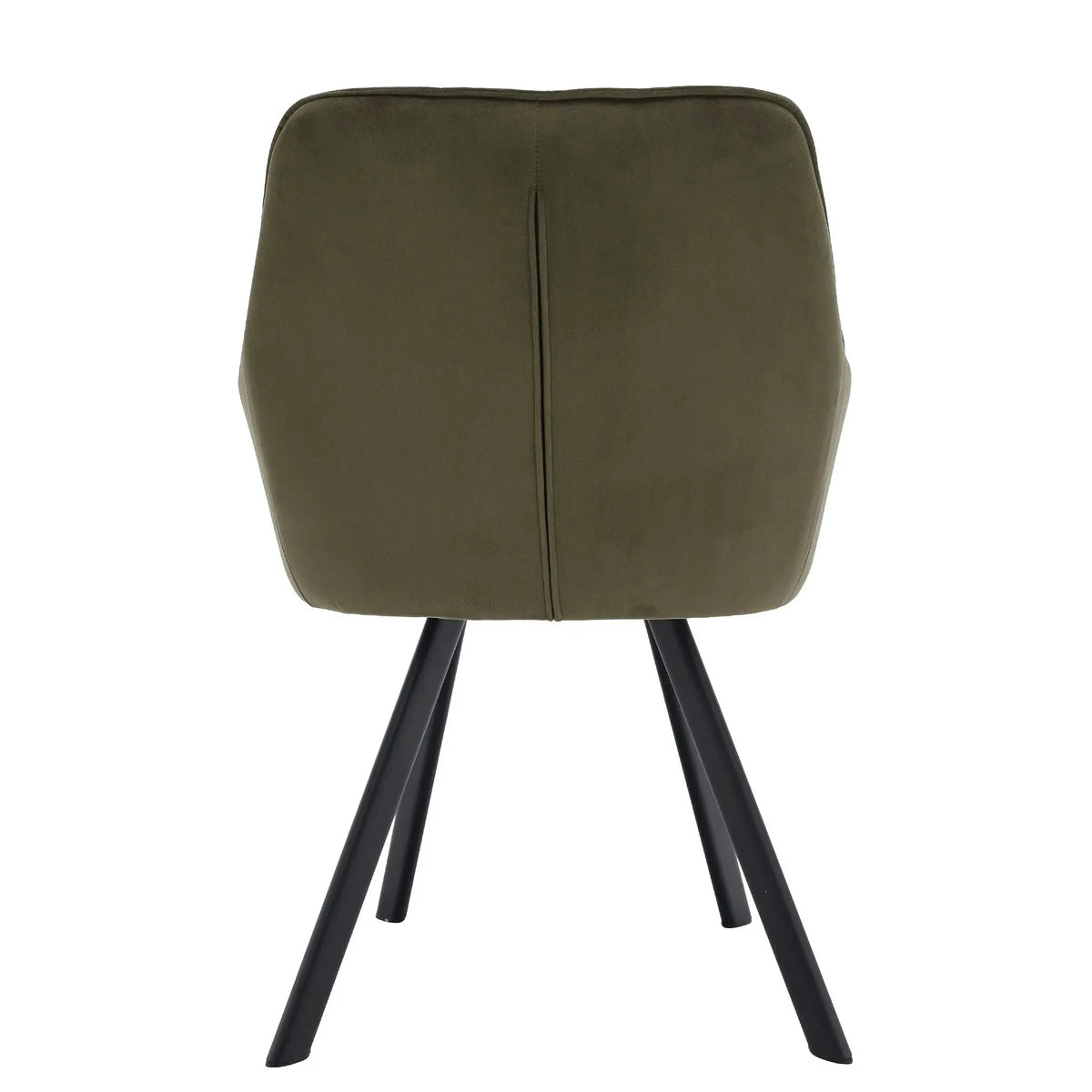 Scaun PETIN, stofa catifelata verde - Bluvel 77, 59x62x85 cm