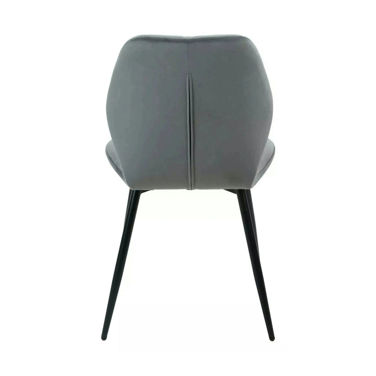 Scaun RICK, gri - Bluvel 14, stofa catifelata/metal, 48x56x86 cm