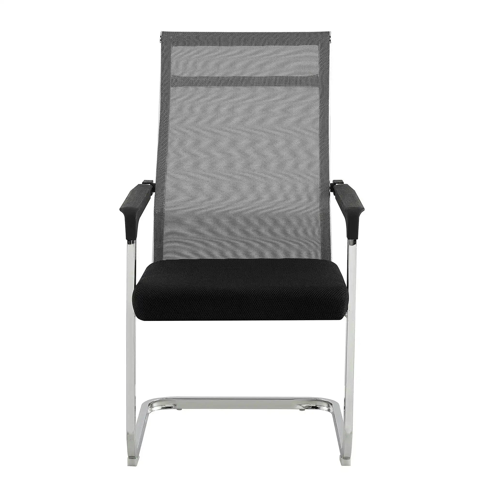Scaun RIMALA NEW, gri/negru, plasa/metal, 56.5x64x101 cm