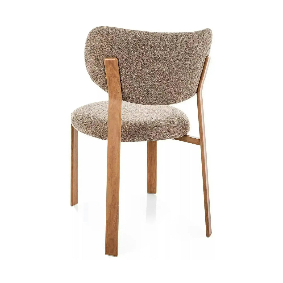 Scaun RIN D, cappuccino/stejar, stofă/metal, 51x50x79 cm