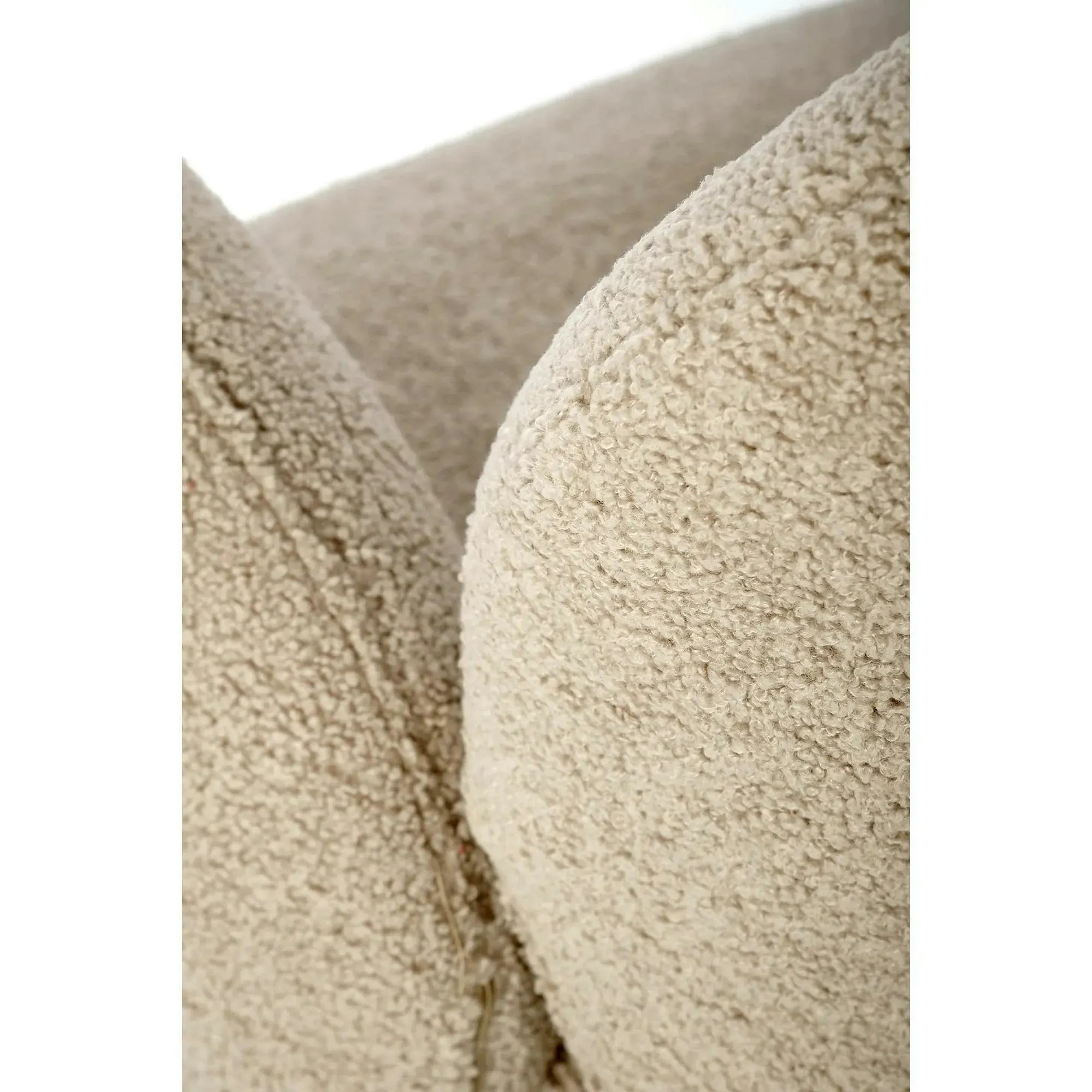 Scaun rotativ K498, cappuccino/negru, stofa buclata/metal, 64x63x90 cm