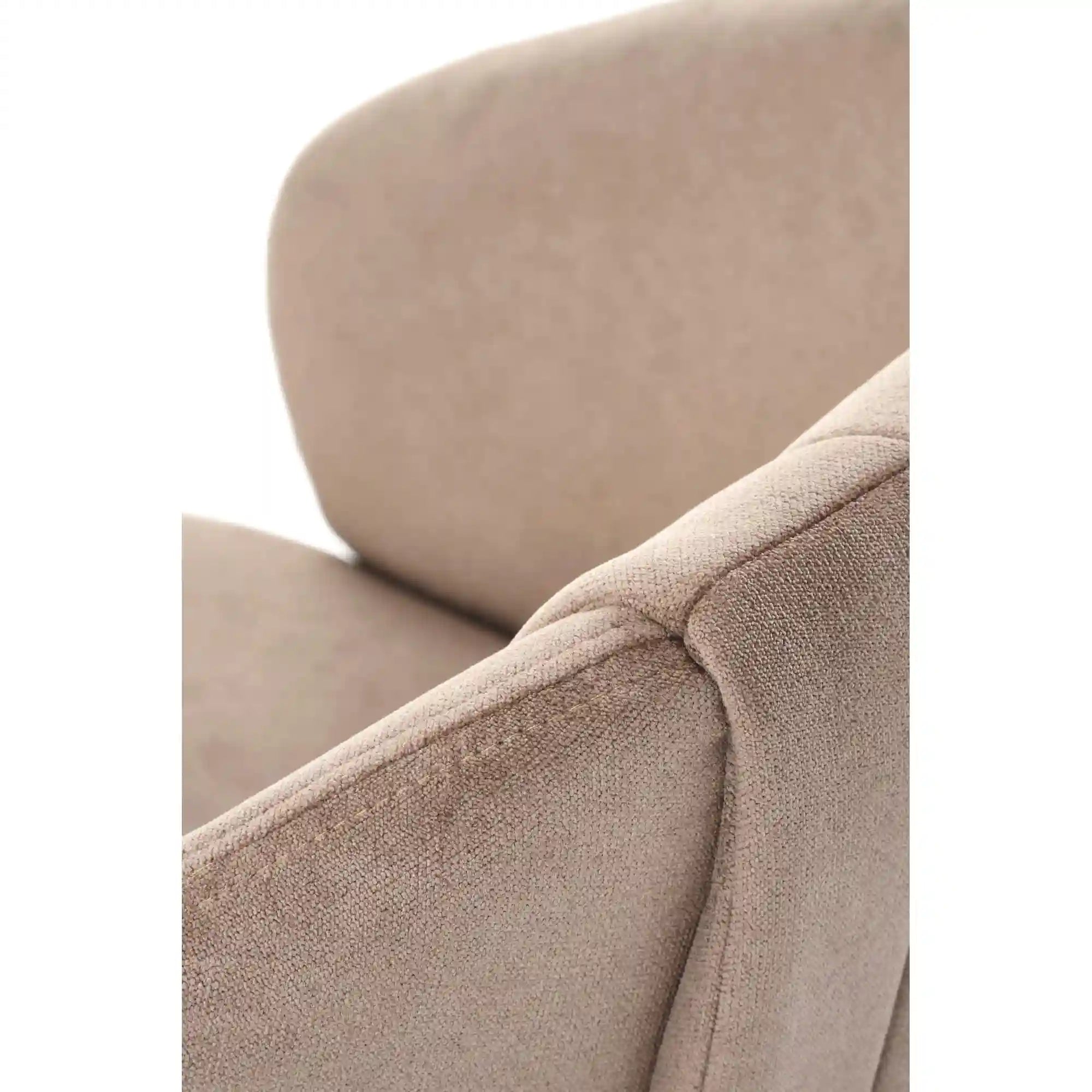 Scaun rotativ K533, cappuccino/negru, stofa clasica/metal, 57x60x80 cm