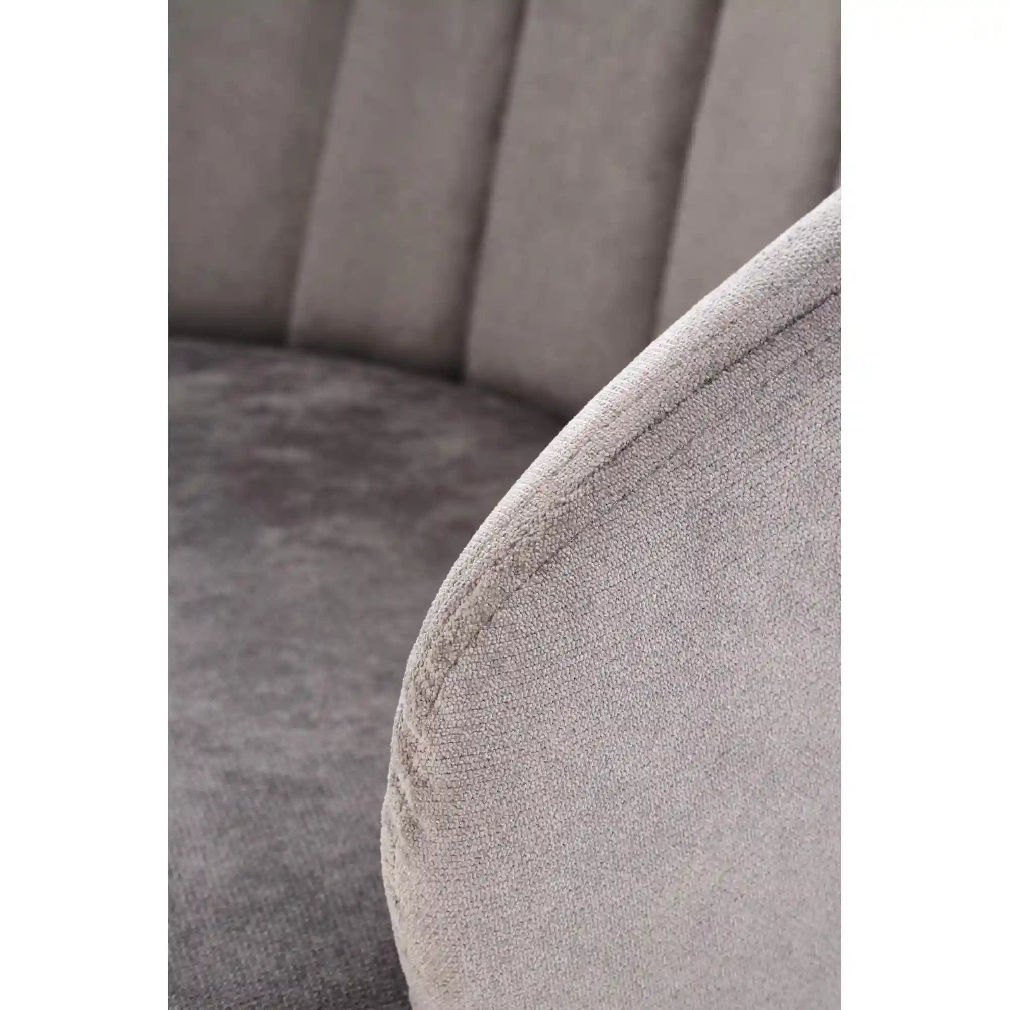 Scaun rotativ K533, gri/negru, stofa clasica/metal, 57x60x80 cm