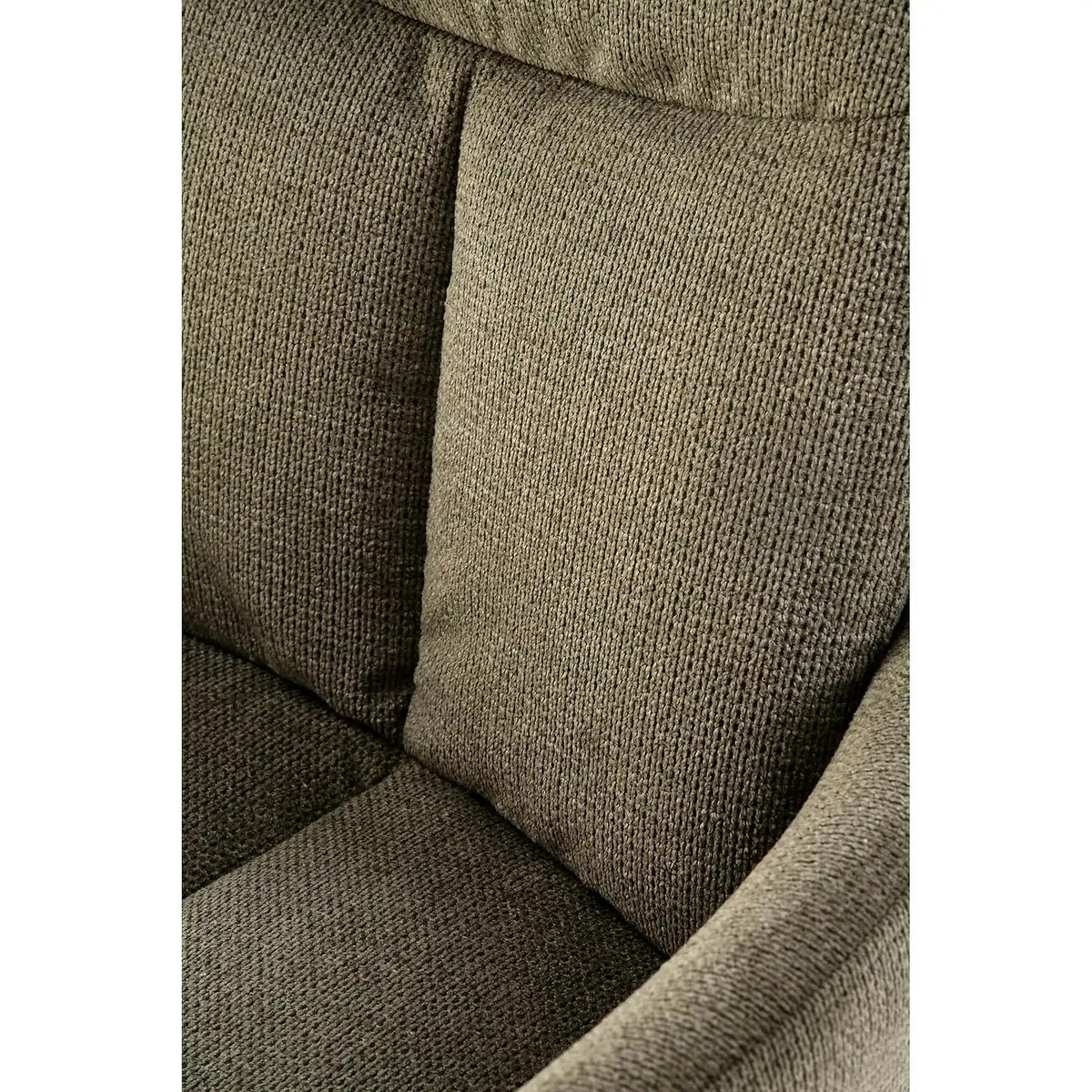 Scaun rotativ K536, verde/negru, stofa clasica/metal, 62x68x85 cm