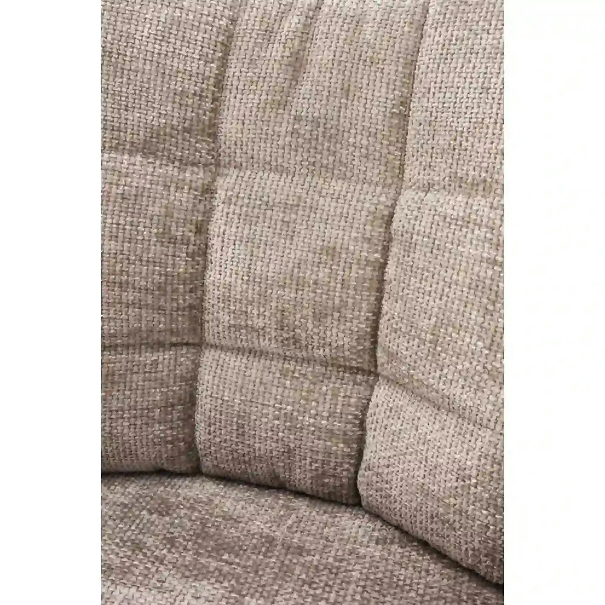 Scaun rotativ K540, bej/negru, stofa/metal, 60x63x89 cm