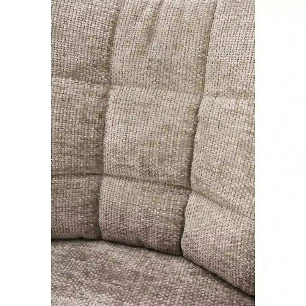 Scaun rotativ K540, bej/negru, stofa/metal, 60x63x89 cm