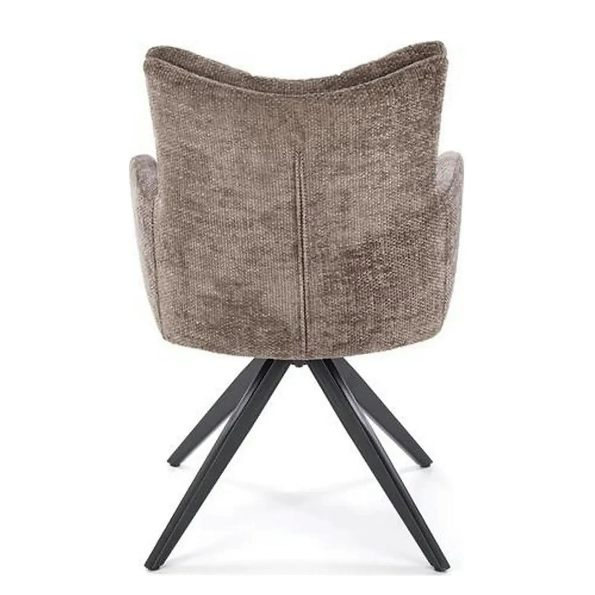 Scaun rotativ K540, gri/negru, stofa clasica/metal, 60x63x89 cm