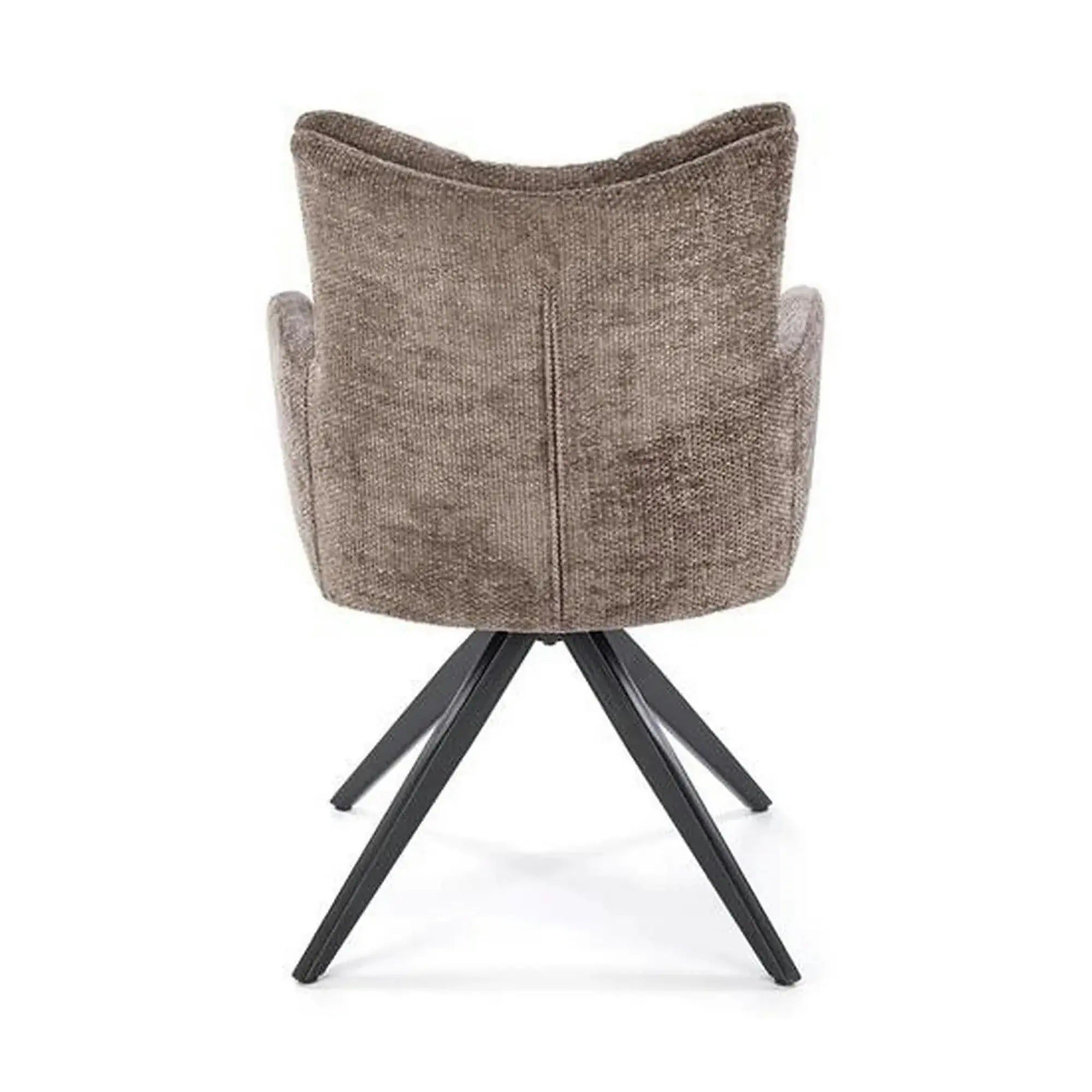 Scaun rotativ K540, gri/negru, stofa/metal, 60x63x89 cm
