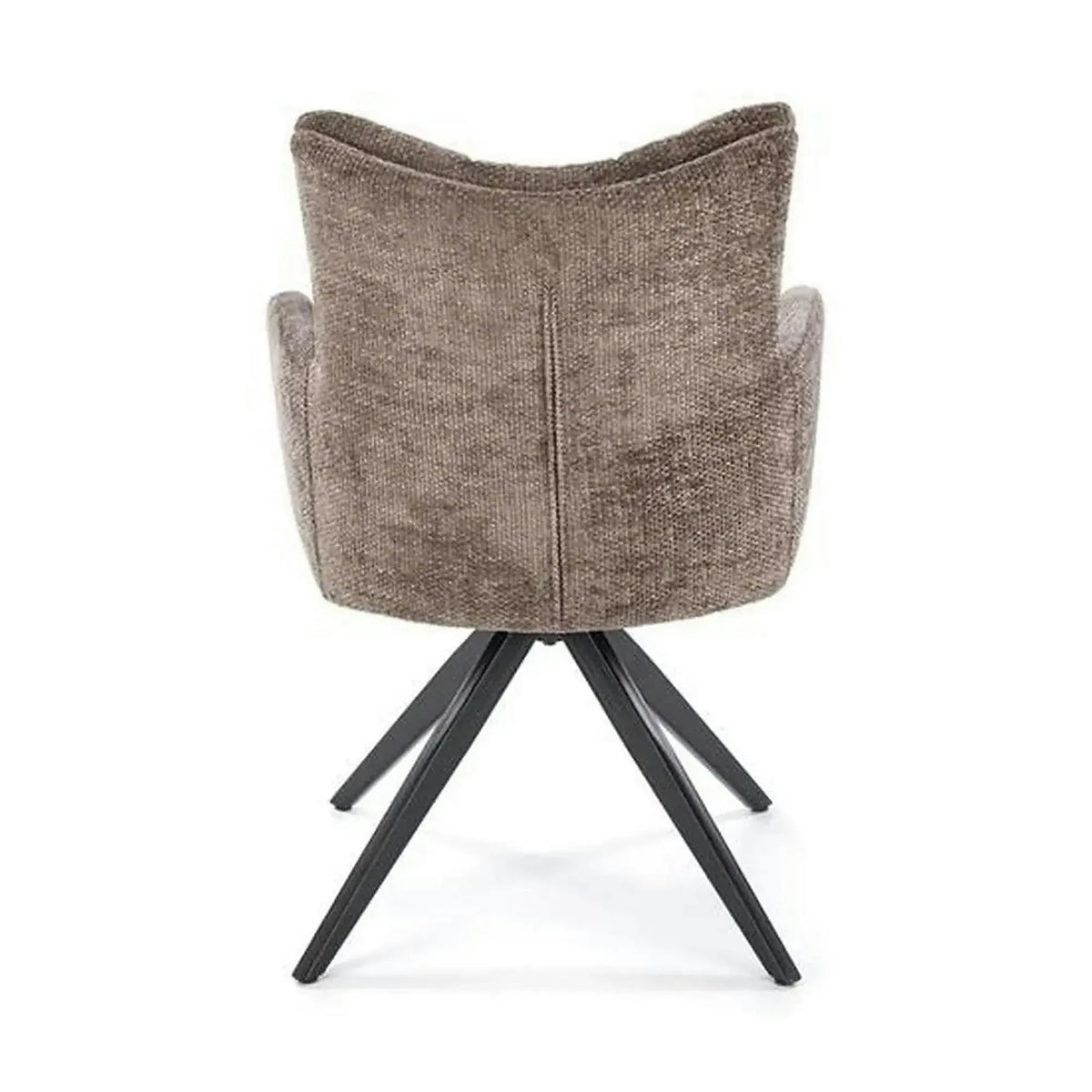 Scaun rotativ K540, gri/negru, stofa/metal, 60x63x89 cm