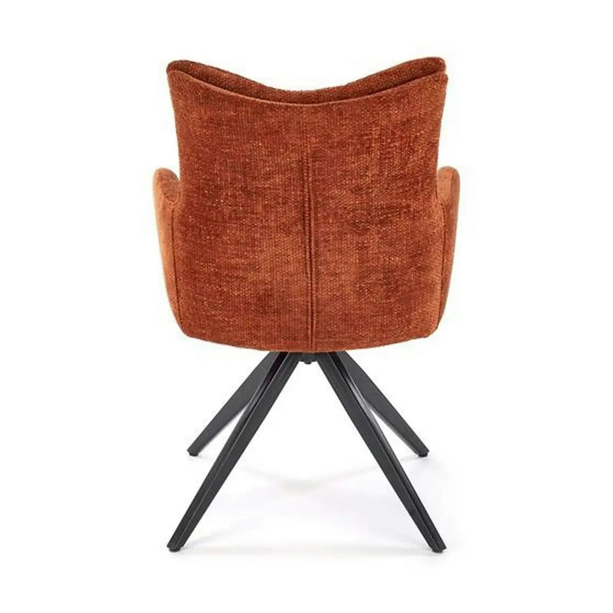 Scaun rotativ K540, scortisoara/negru, stofa/metal, 60x63x89 cm