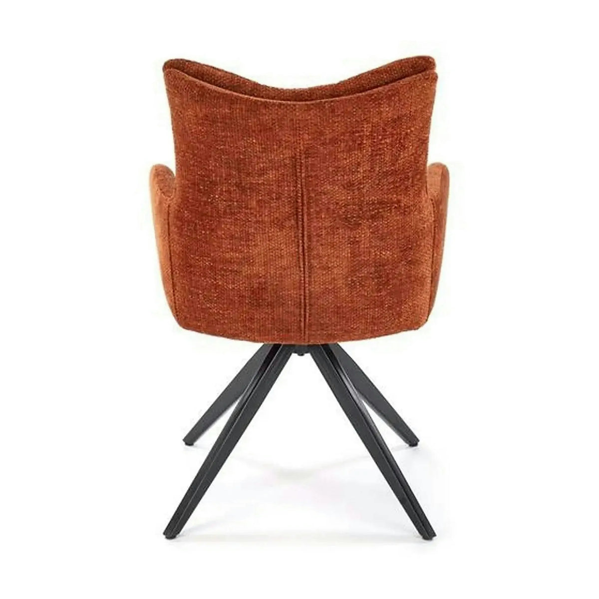 Scaun rotativ K540, scortisoara/negru, stofa/metal, 60x63x89 cm
