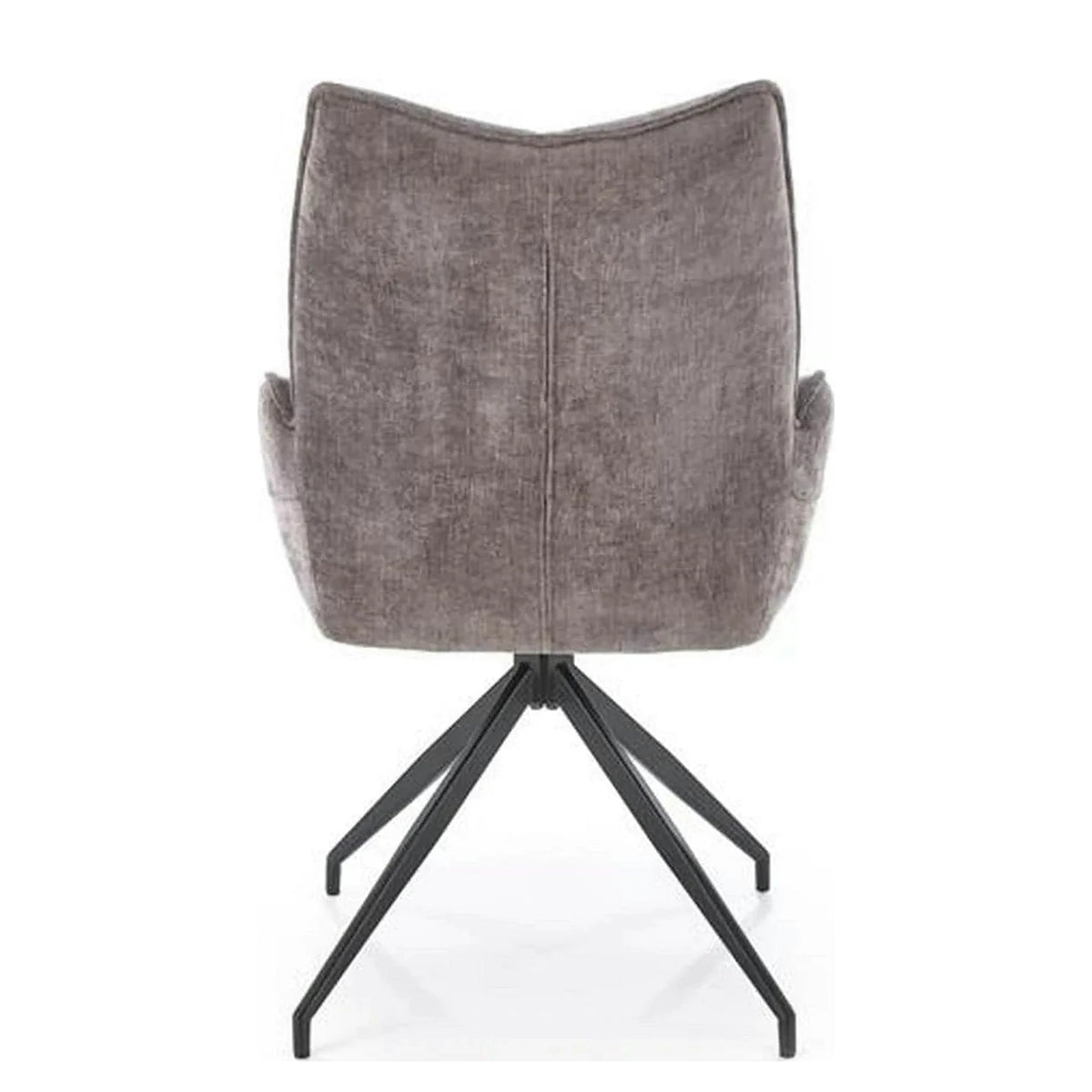 Scaun rotativ K553, gri/negru, stofa clasica/metal, 60x66x96 cm