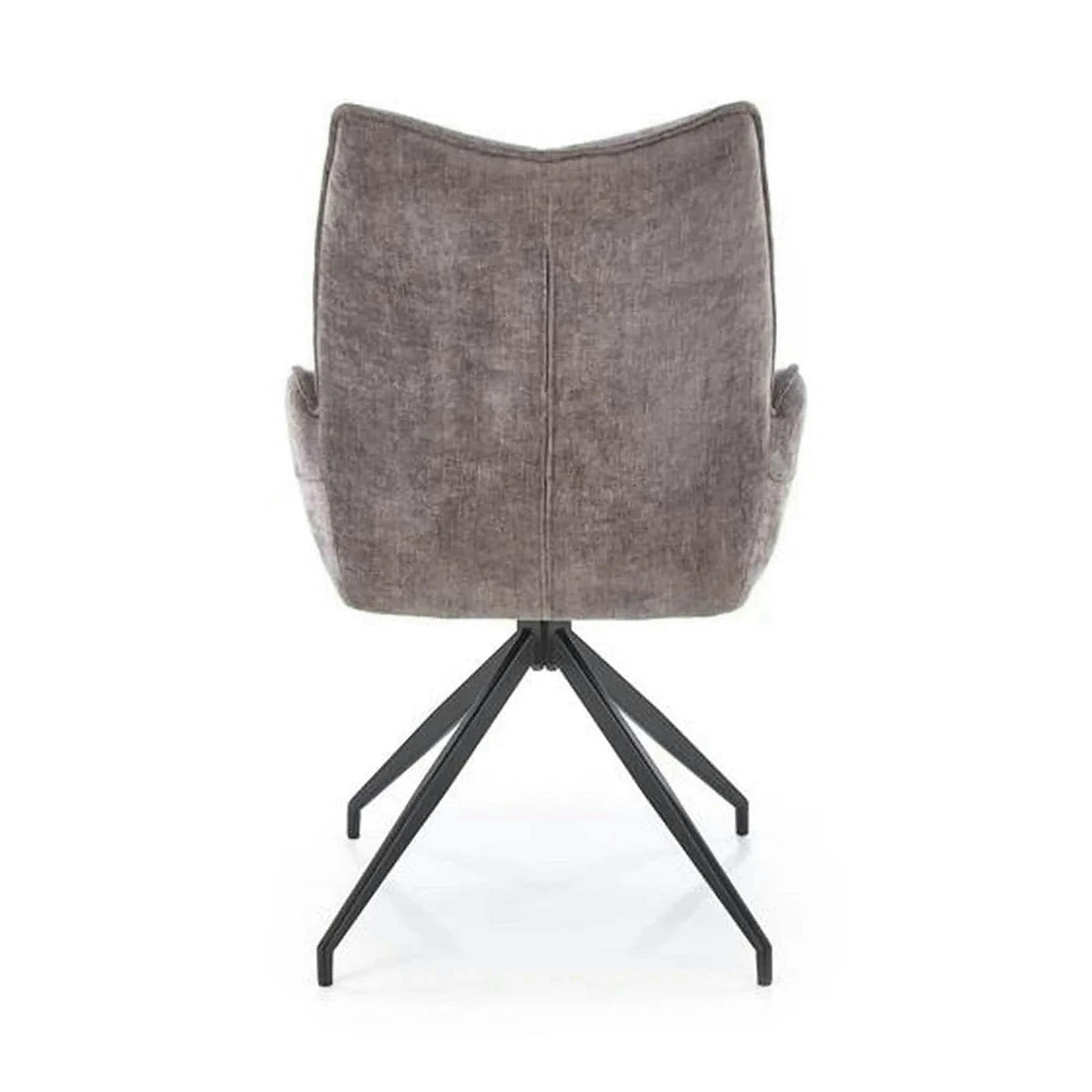 Scaun rotativ K553, gri/negru, stofa clasica/metal, 60x66x96 cm