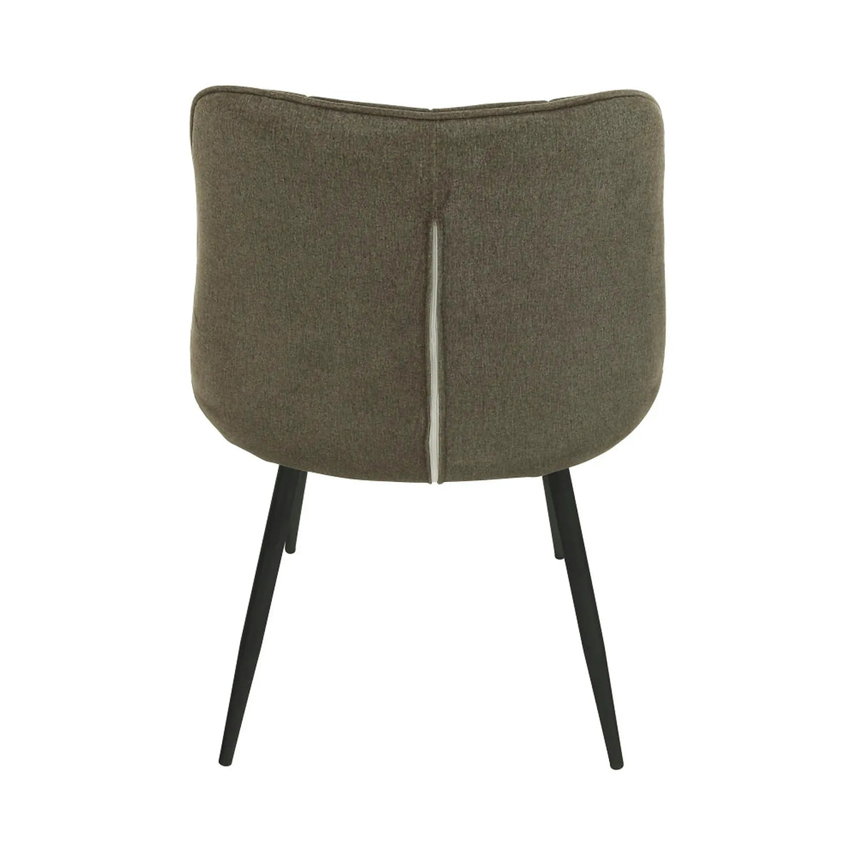 Scaun SARIN, gri maroniu taupe/negru, catifea/metal, 54x64x82 cm