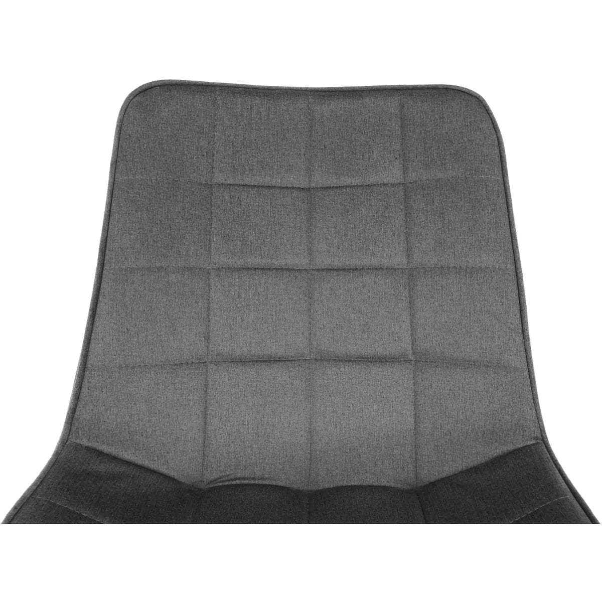 Scaun SARIN, gri/negru, catifea/metal, 54x64x82 cm