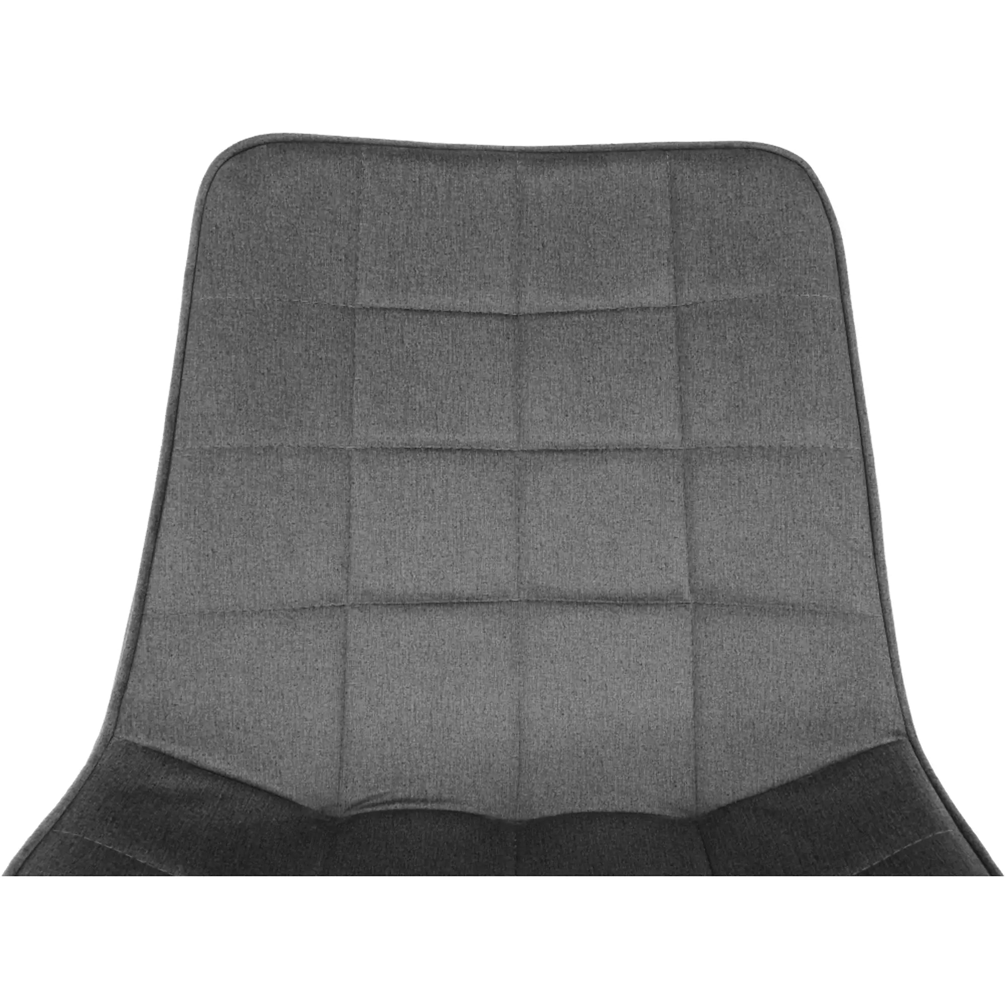 Scaun SARIN, gri/negru, catifea/metal, 54x64x82 cm