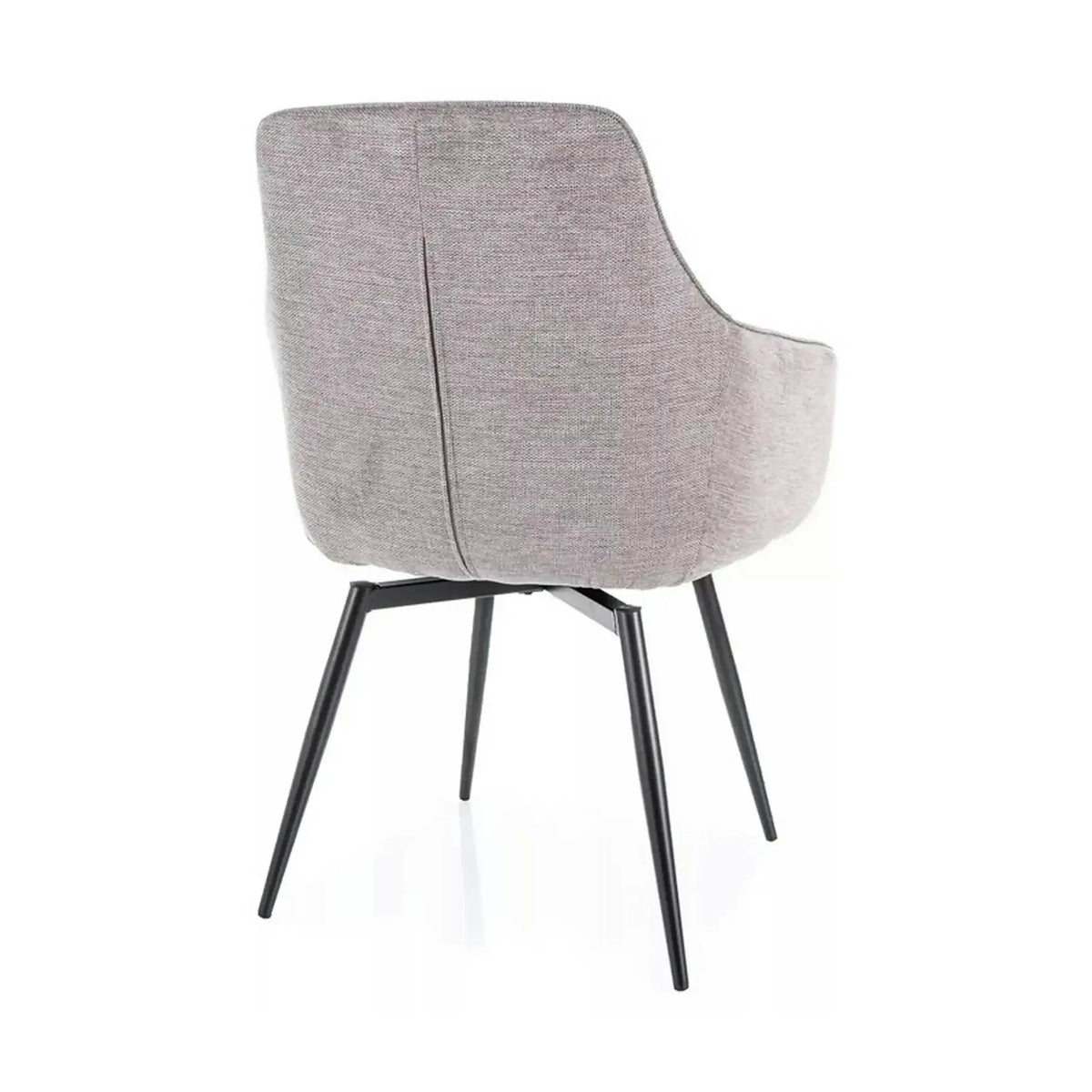 Scaun SERVIO, gri deschis - Brego 07, stofa clasica/metal, 55x45x88 cm