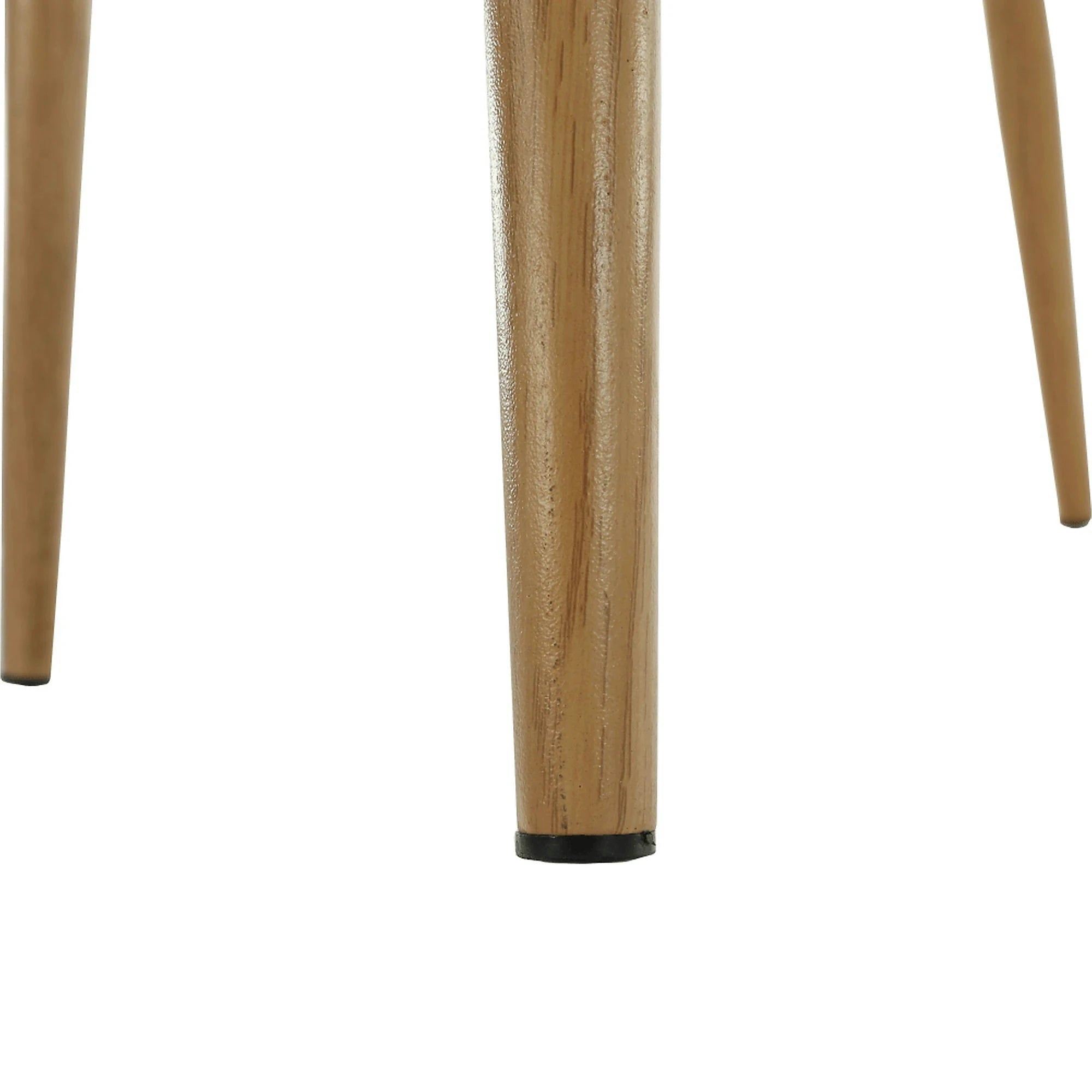 Scaun SINTIA, alb/stejar, plastic/metal, 46x53x85 cm