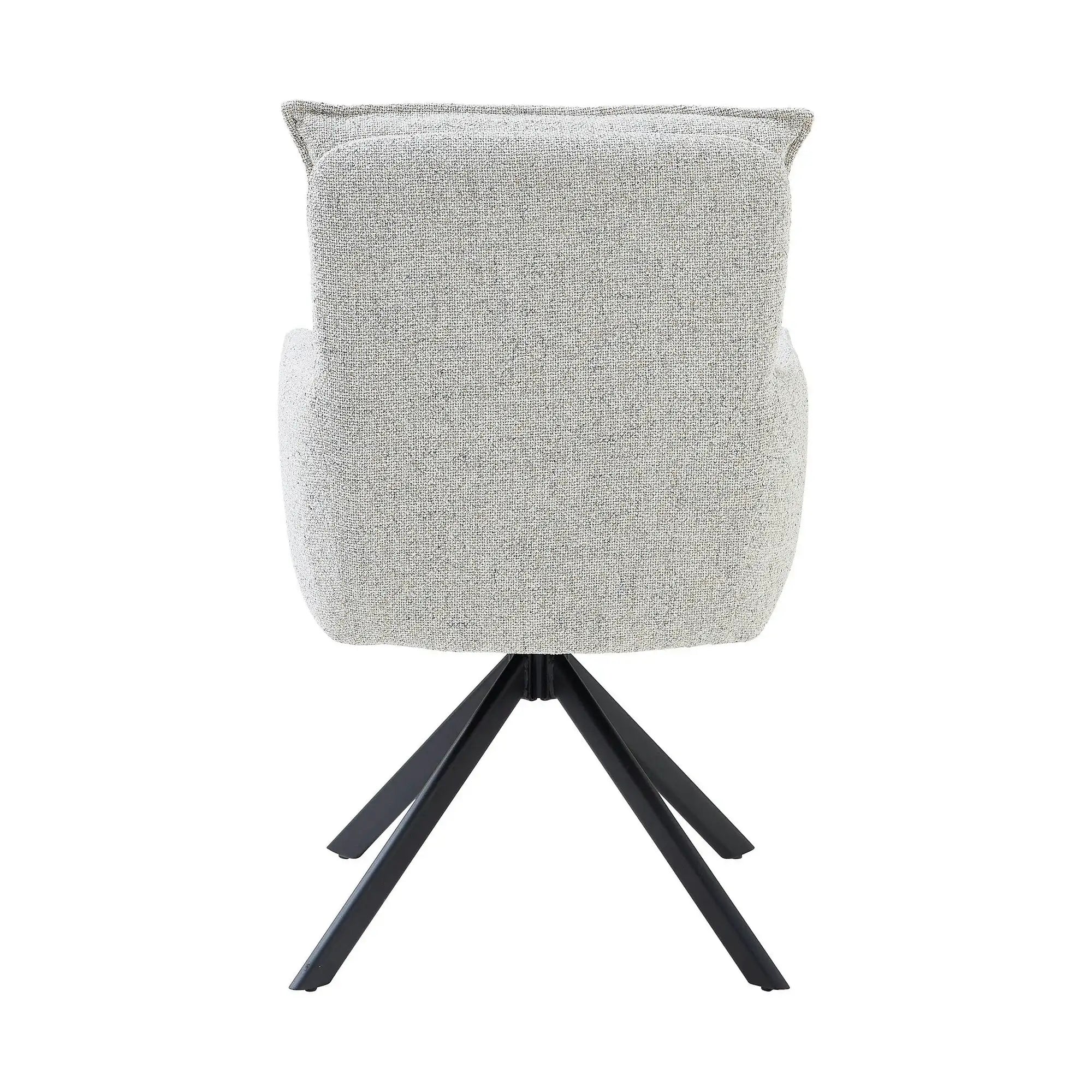 Scaun SOFIA, bej/negru, stofa clasica/metal, 61x66x93 cm