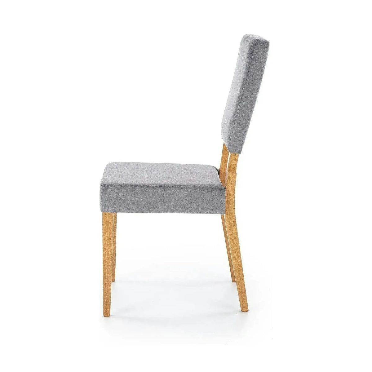 Scaun SORBUS, gri/stejar miere, stofa clasica, 44x57x95 cm