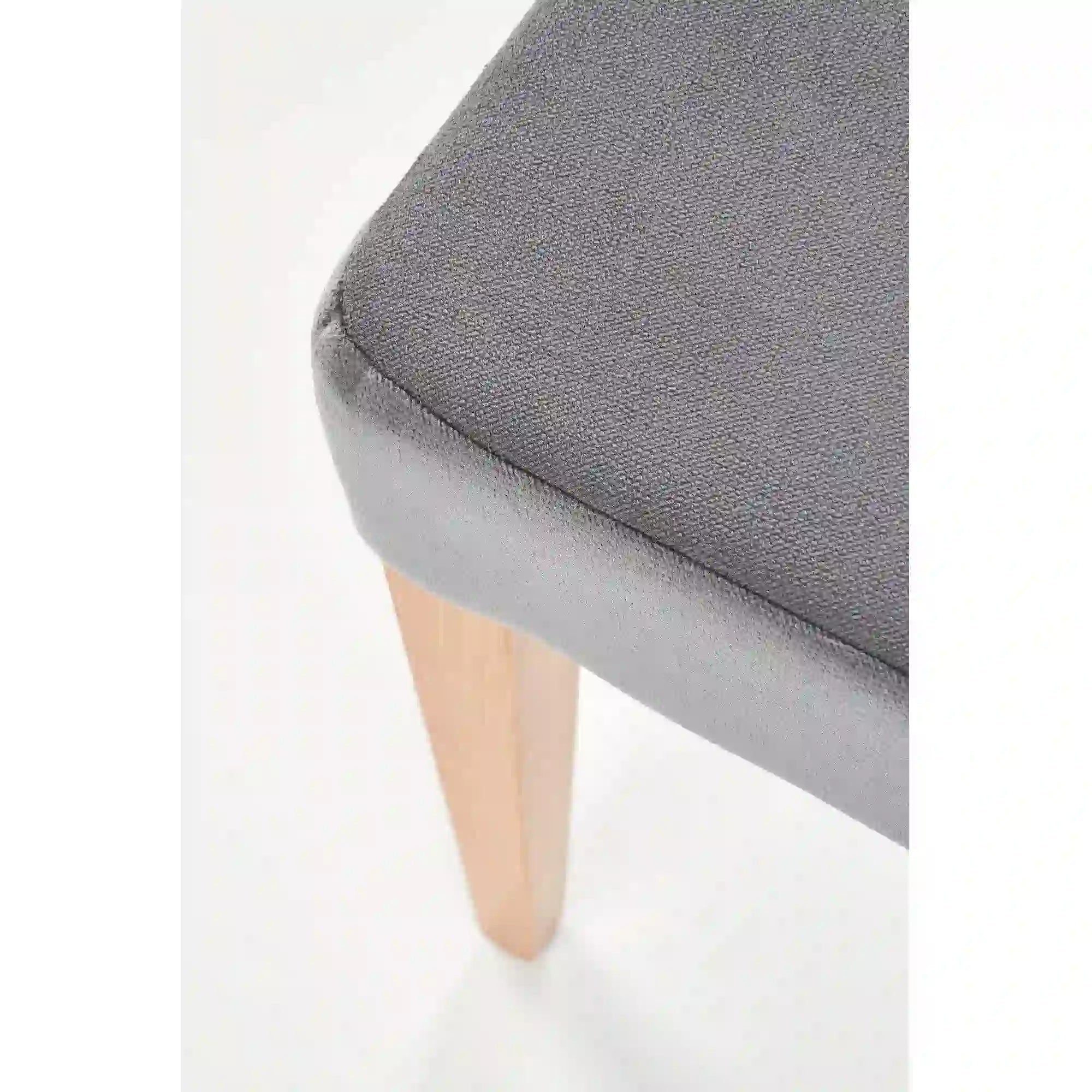 Scaun SORBUS, gri/stejar miere, stofa clasica, 44x57x95 cm