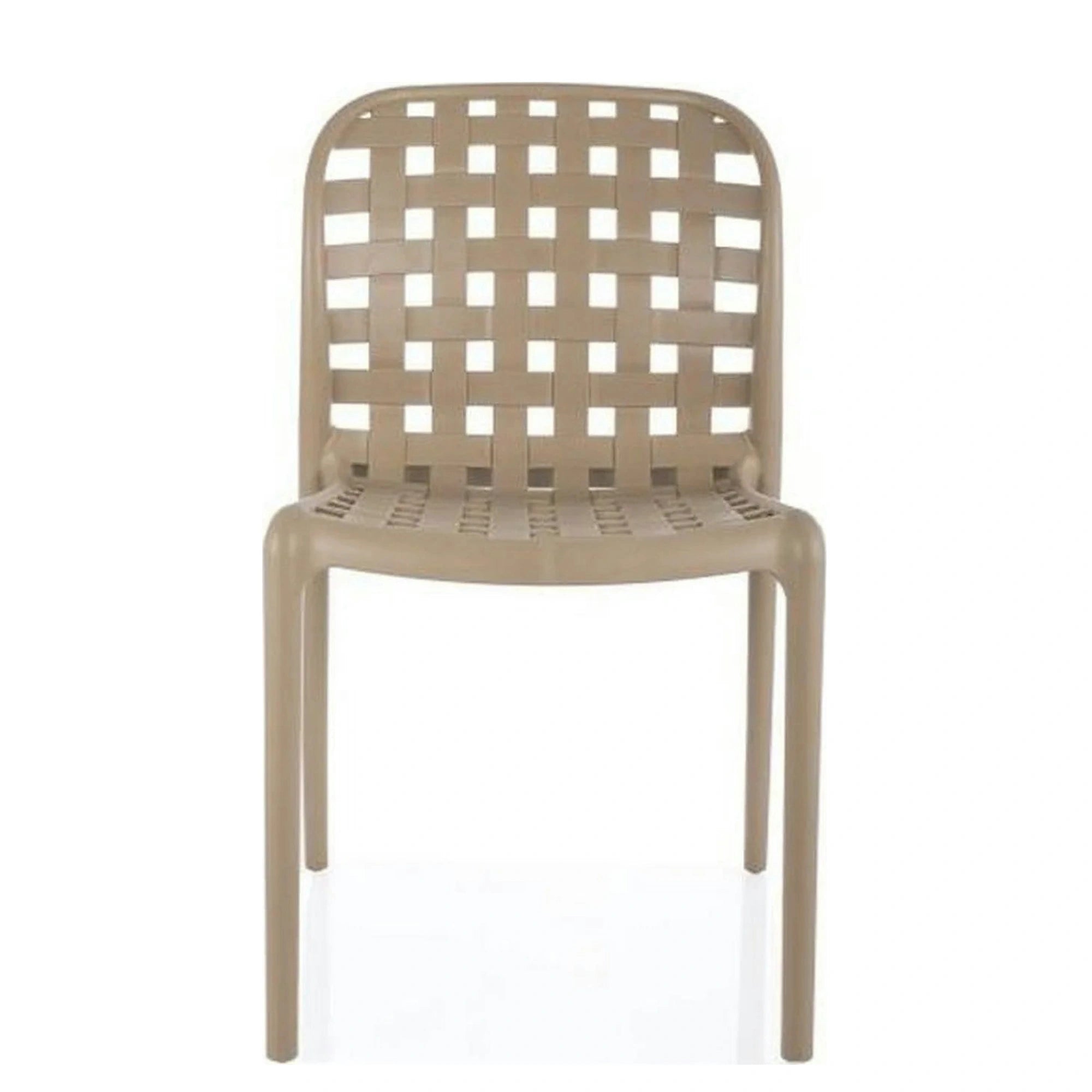 Scaun STRIP, bej, polipropilena, 46x42x83 cm