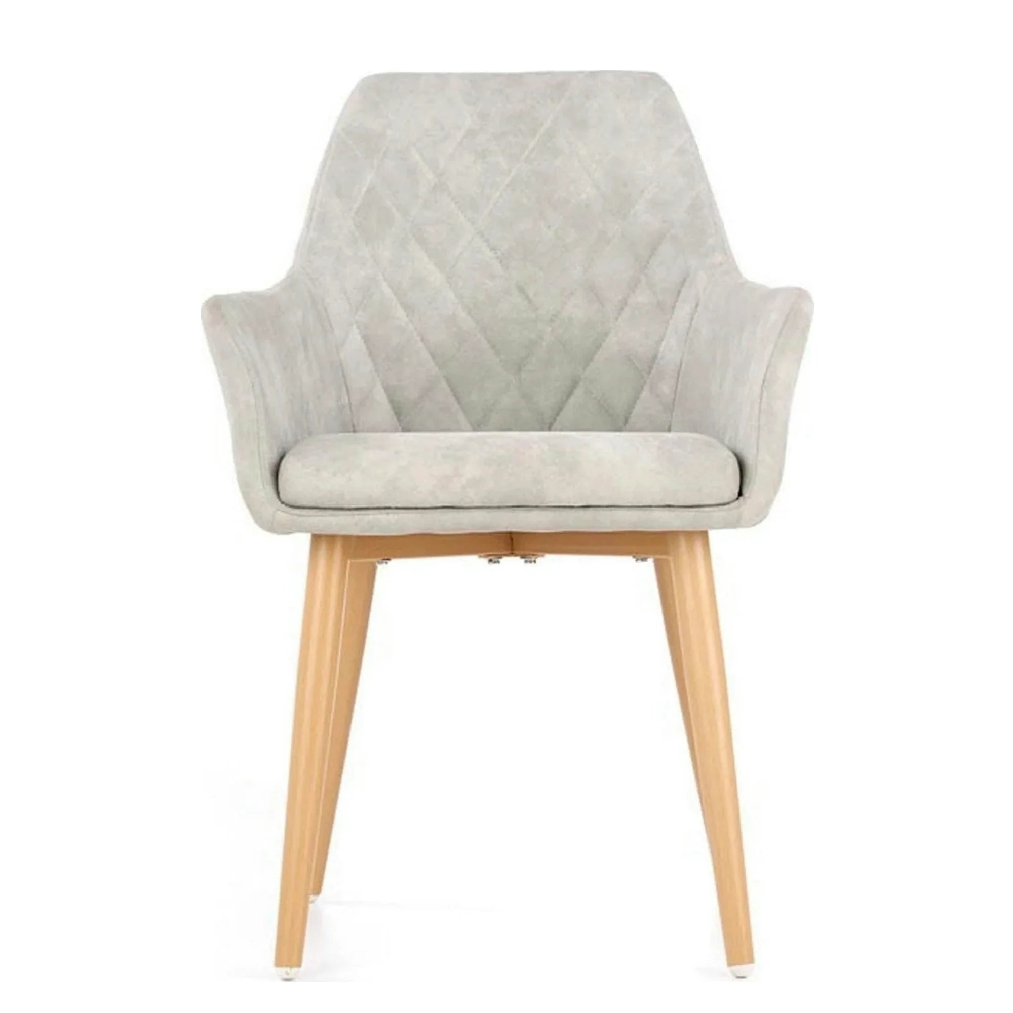 Scaun sufragerie K287, gri/stejar, 58x61x50 cm