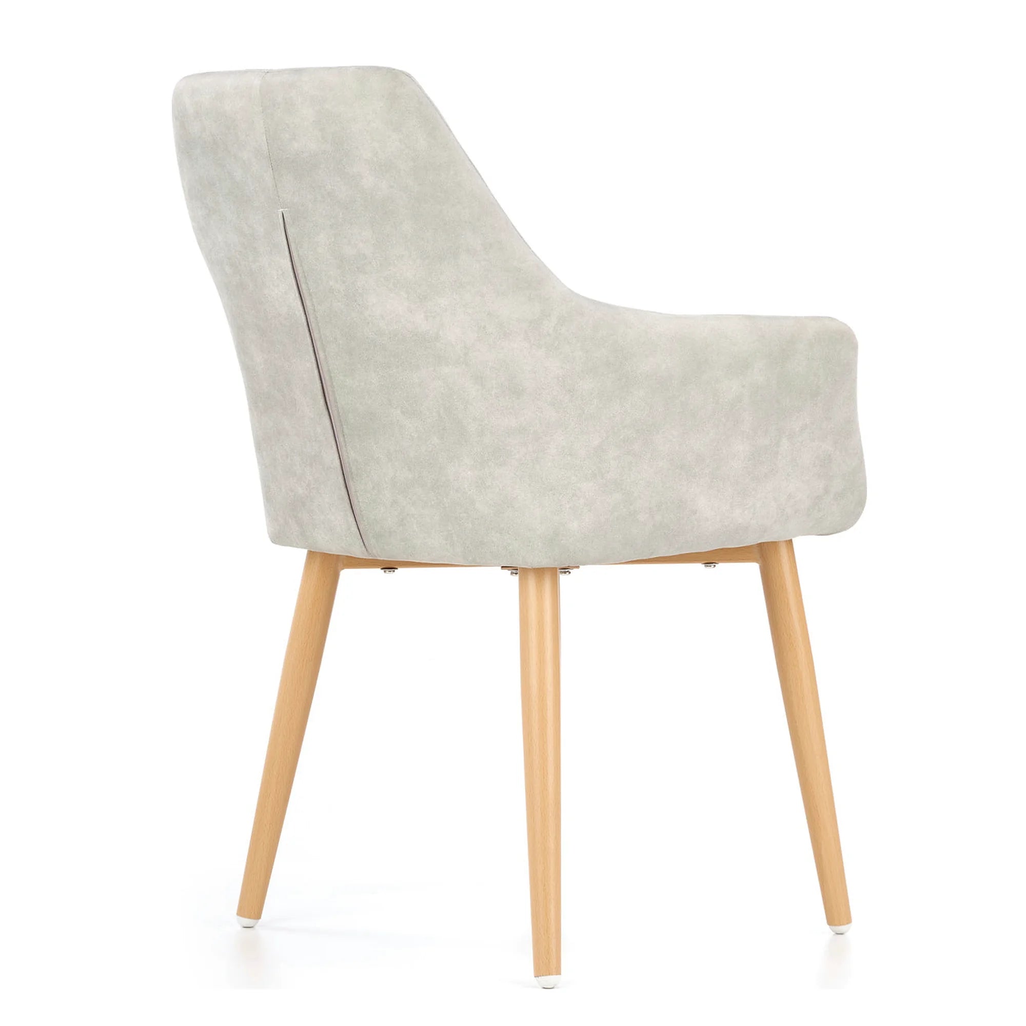 Scaun sufragerie K287, gri/stejar, 58x61x50 cm