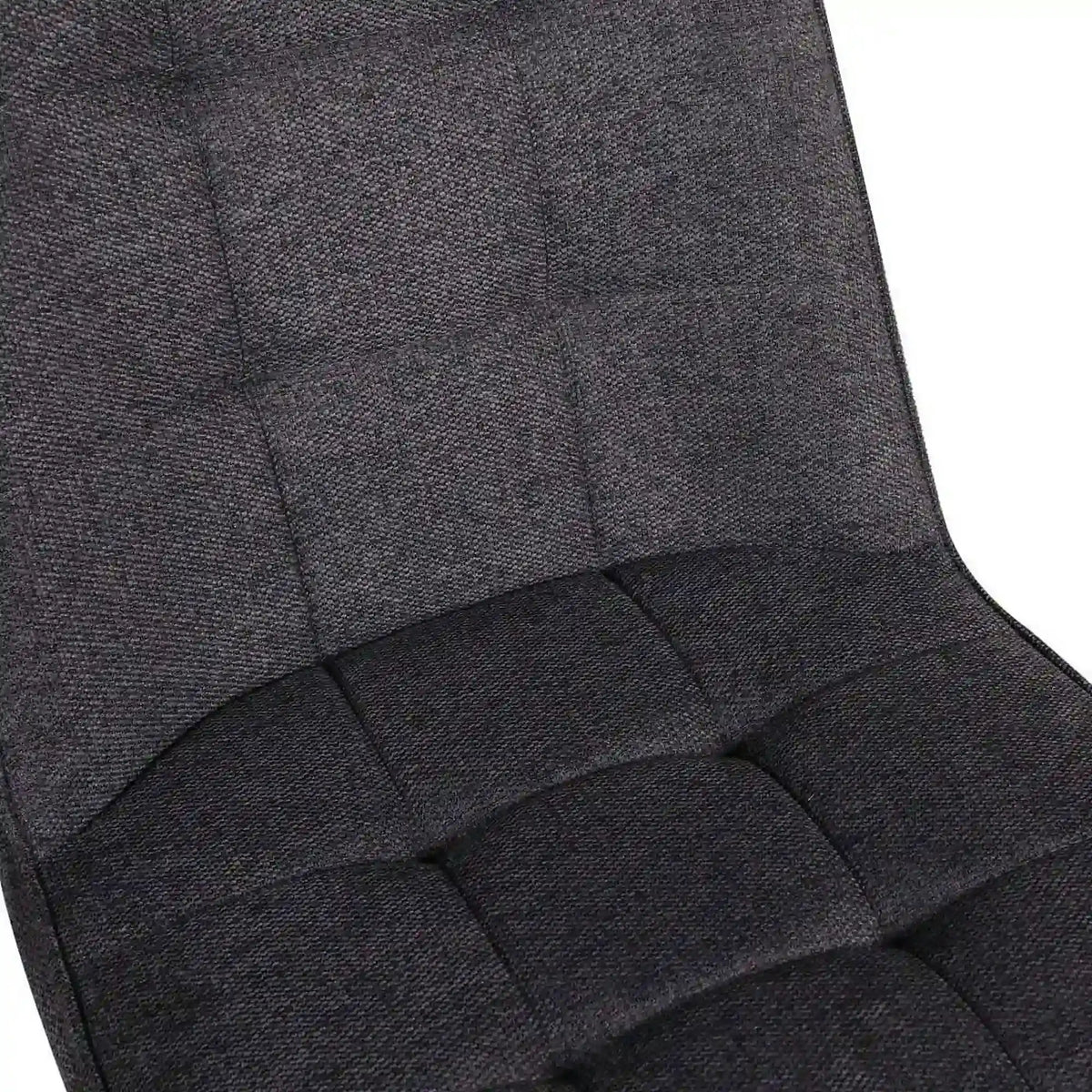 Scaun SUN, gri inchis/negru, stofa clasica/metal, 46x56x86 cm
