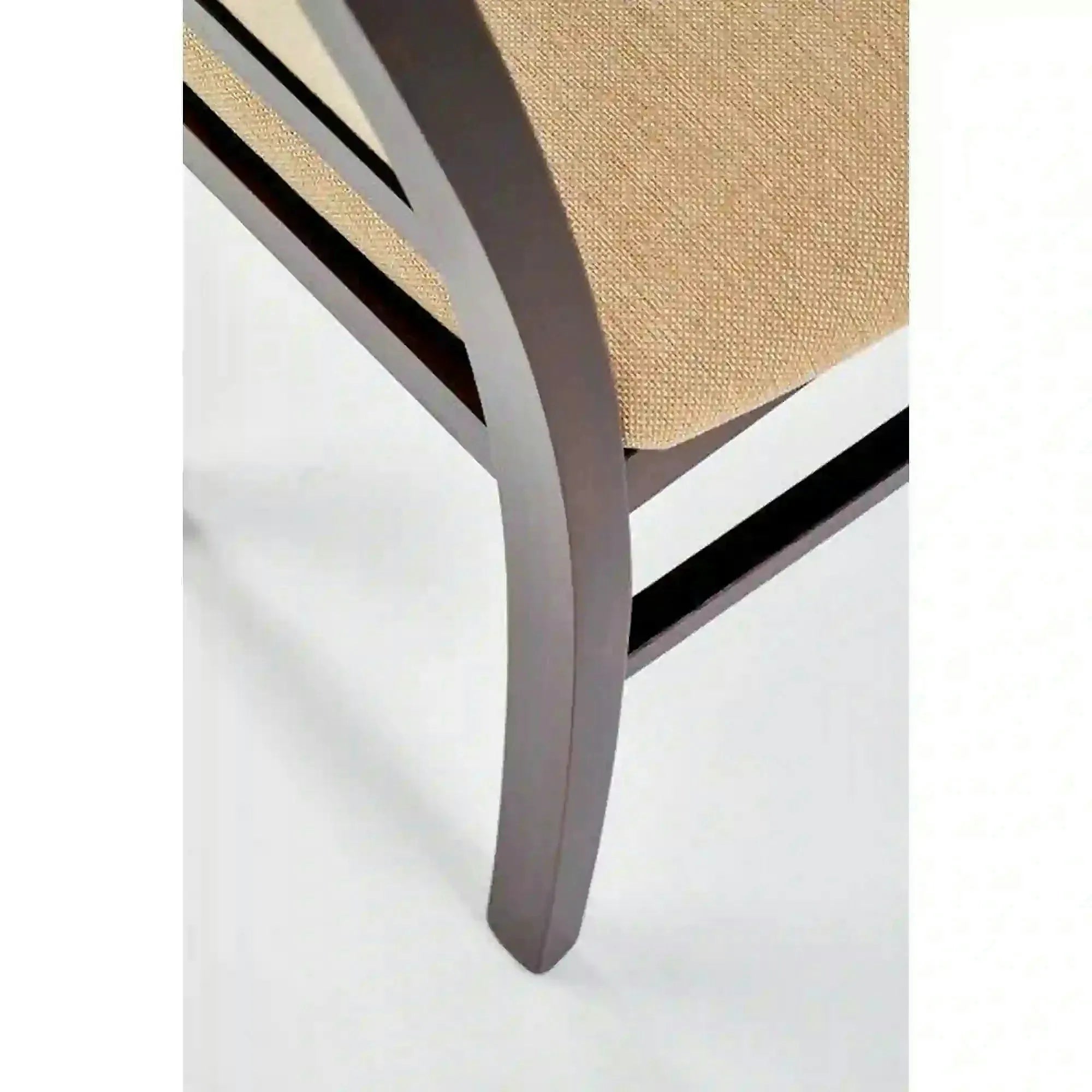 Scaun SYLWEK BIS, bej/nuc inchis, stofa clasica/lemn de fag, 44x53x94 cm