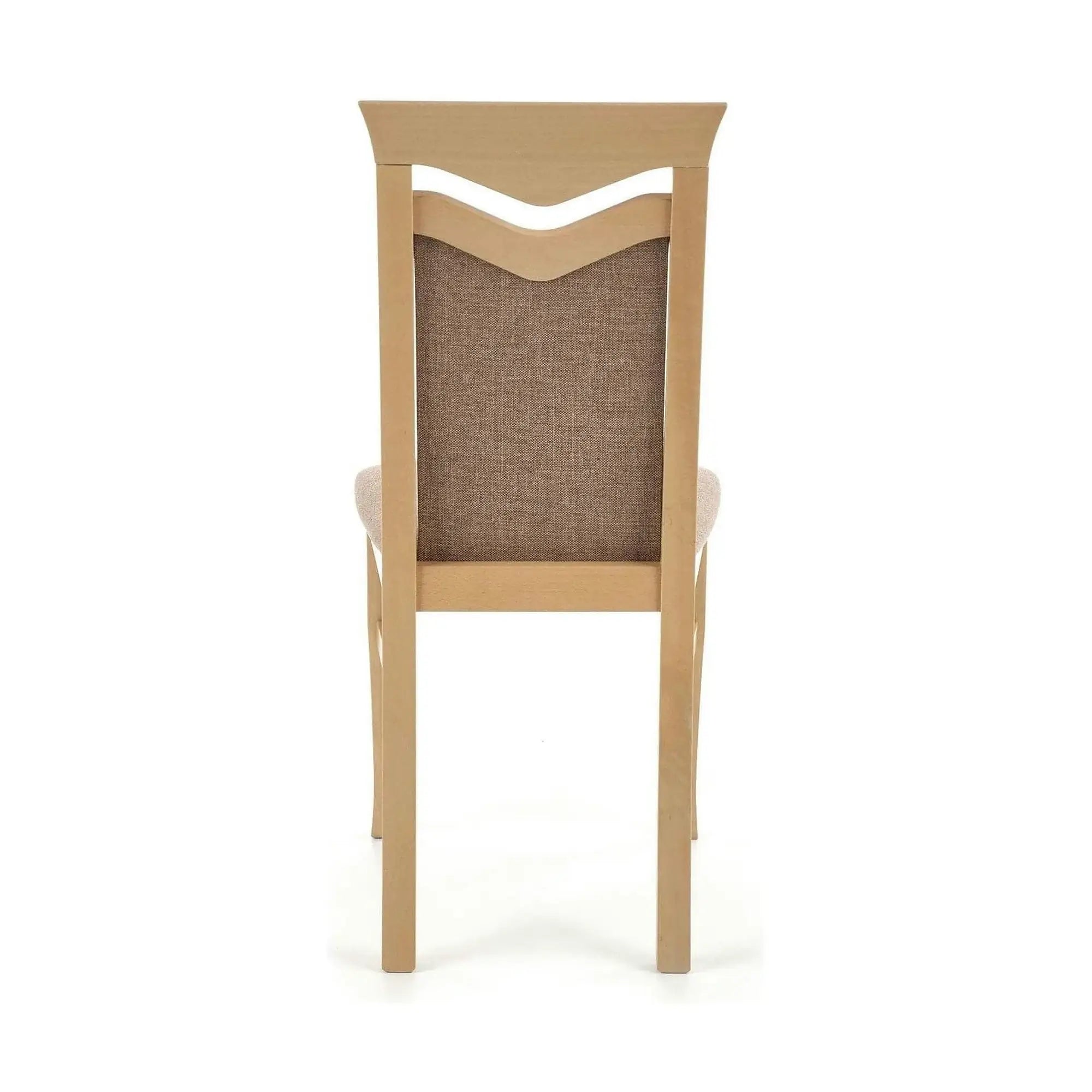 Scaun tapitat Citrone, gri/stejar sonoma, stofa clasica/lemn de fag, 44X43X96 CM