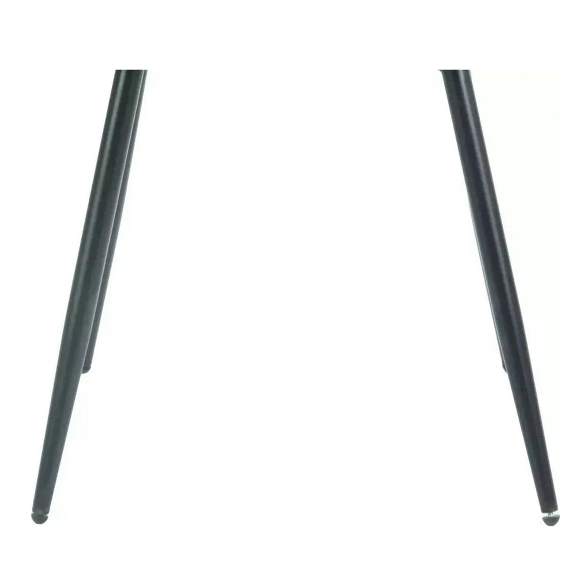 Scaun tapitat clasic JAKE, gri - Bluvel 14/negru, stofa catifelata/metal, 48x56x86 cm