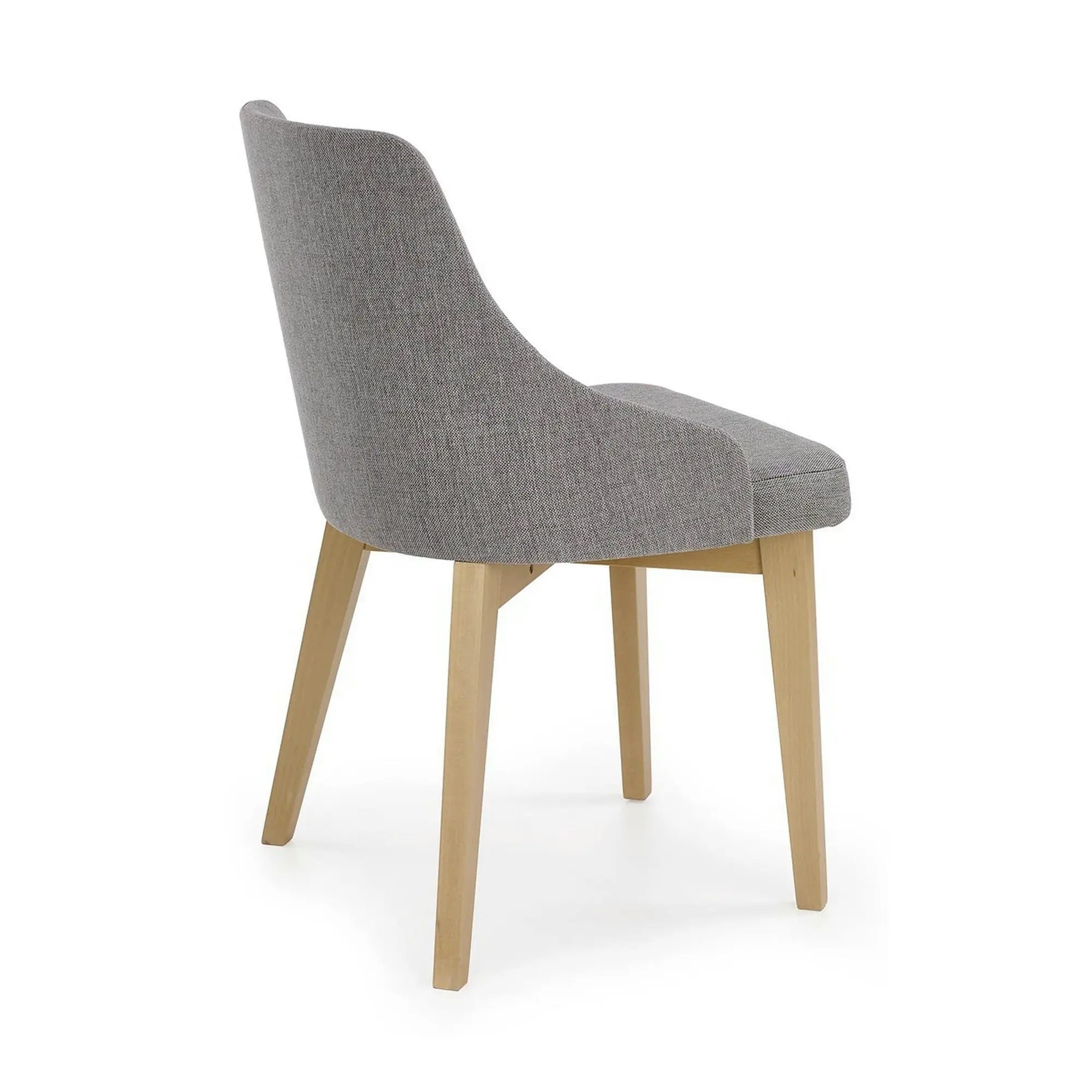 Scaun tapitat cu stofa gri Toledo, 55X51X82 CM