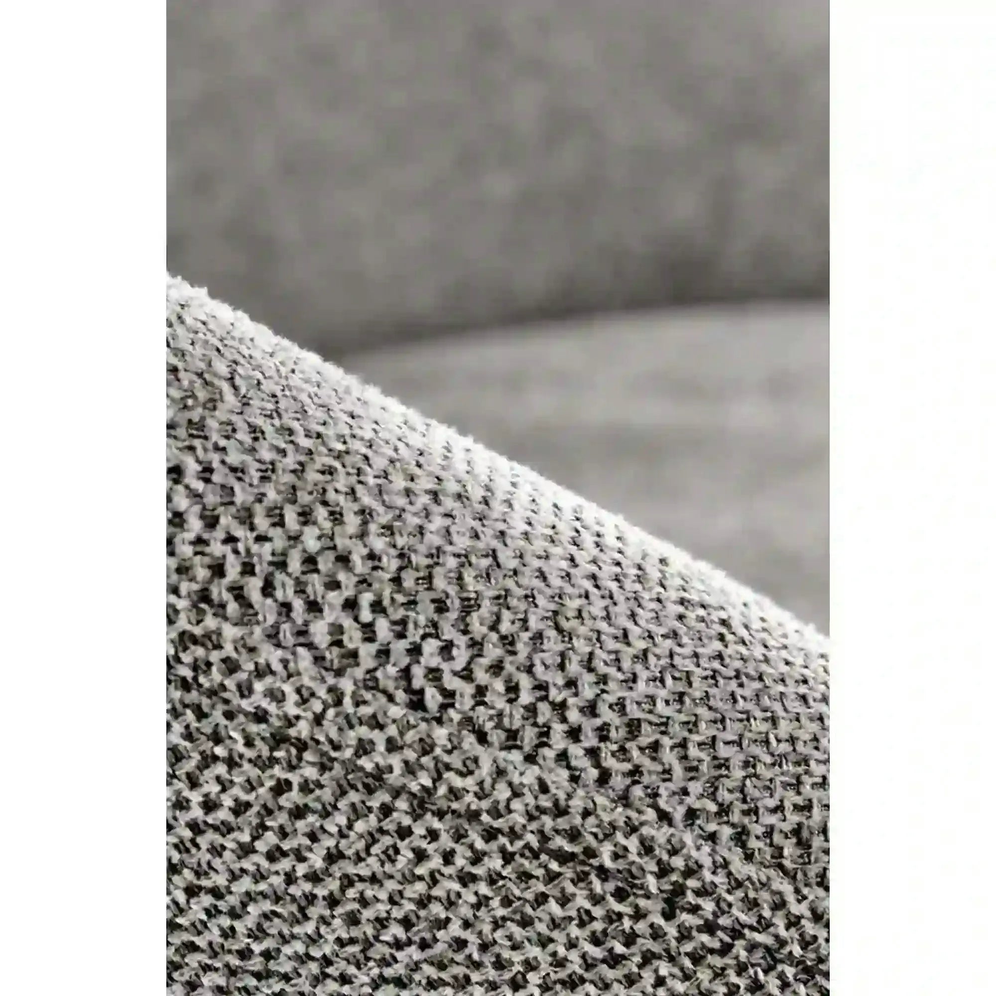 Scaun tapitat dining K482, gri/negru, stofa clasica/metal, 61x59x78 cm