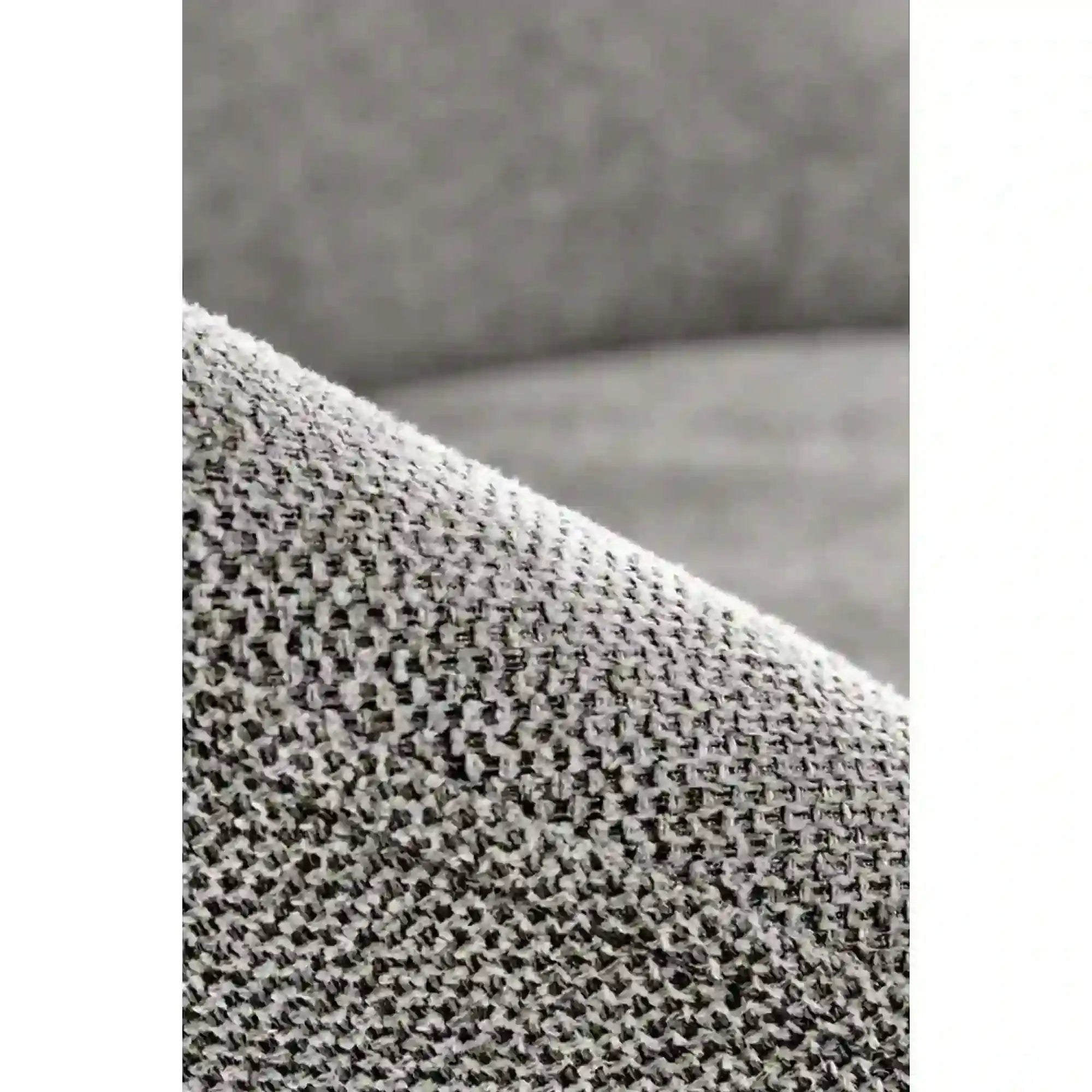 Scaun tapitat dining K482, gri/negru, stofa clasica/metal, 61x59x78 cm