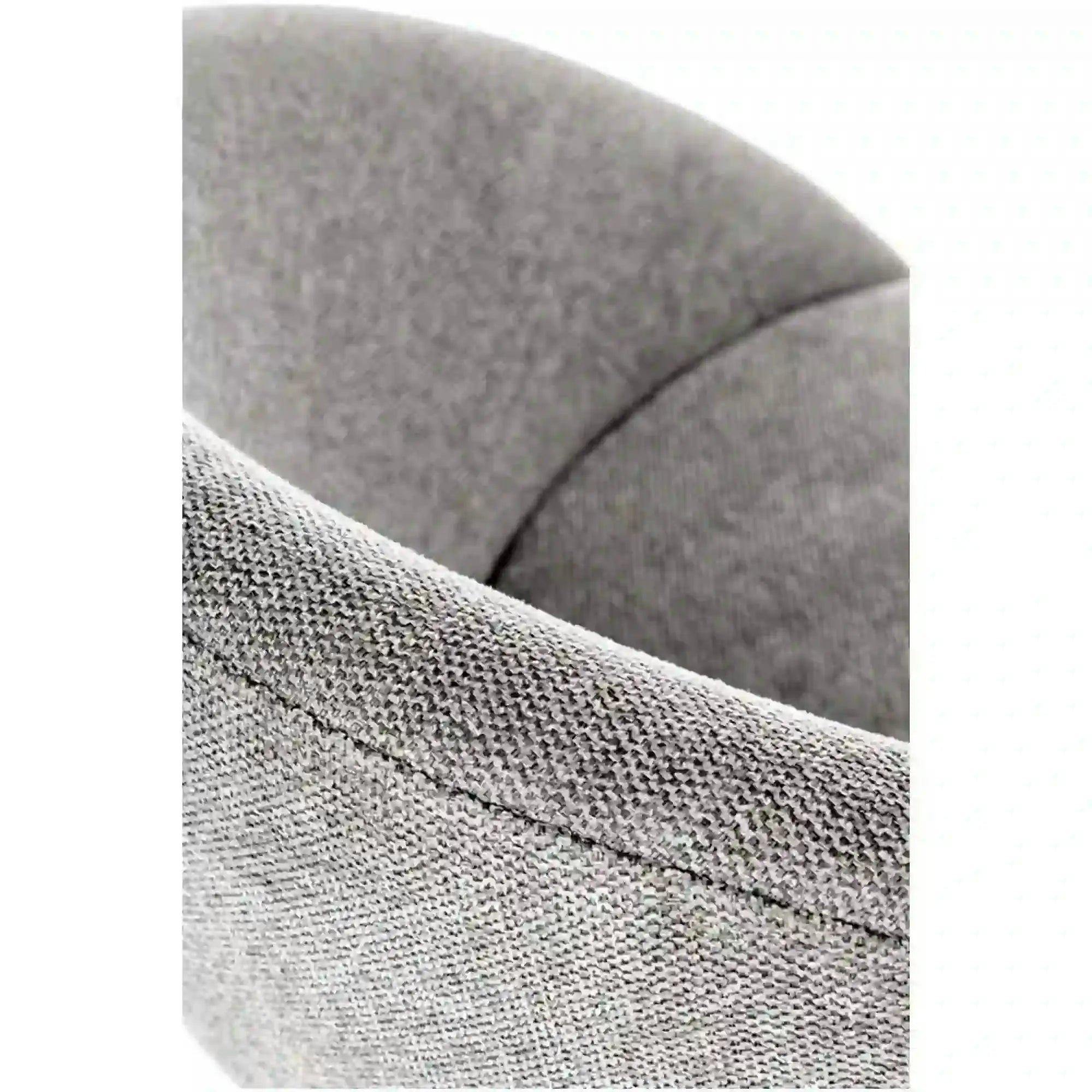 Scaun tapitat dining K482, gri/negru, stofa clasica/metal, 61x59x78 cm