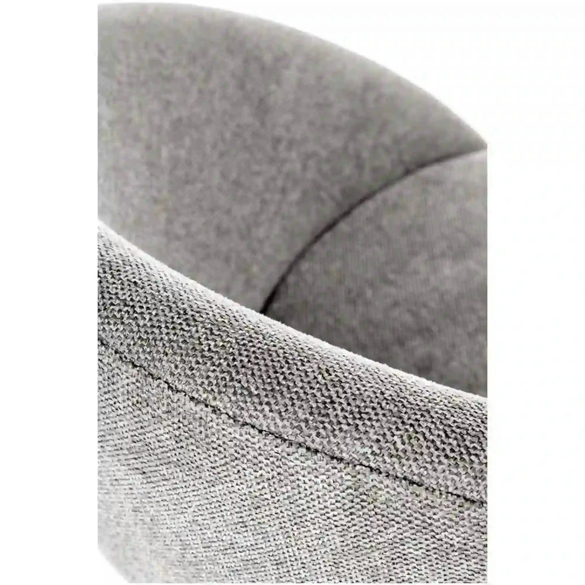 Scaun tapitat dining K482, gri/negru, stofa clasica/metal, 61x59x78 cm