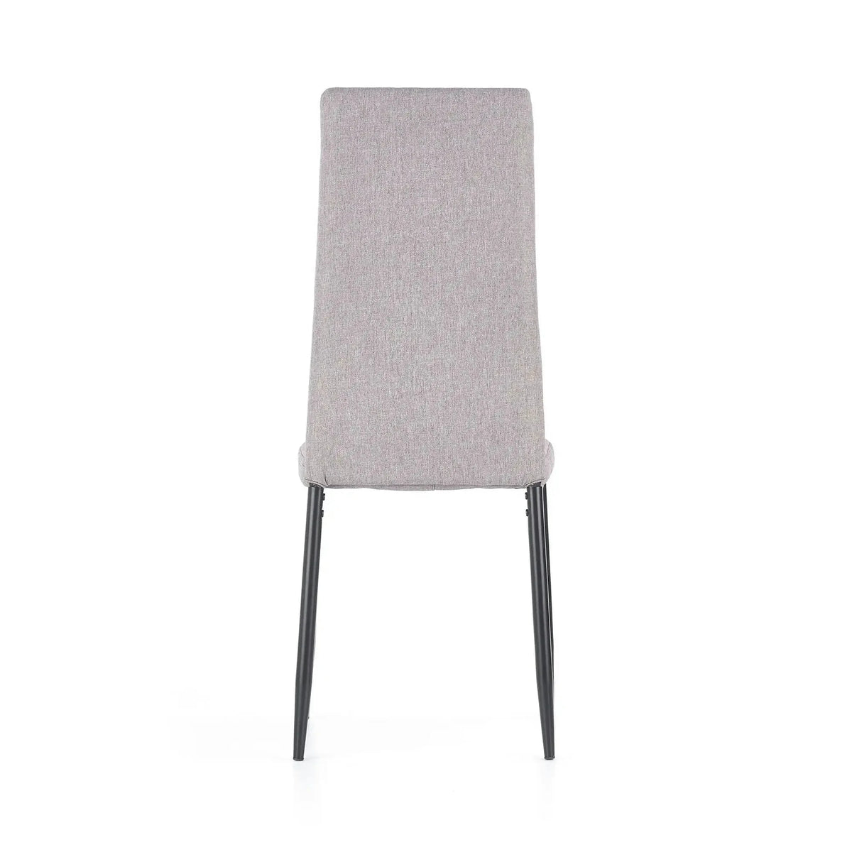 Scaun tapitat K292, gri/negru, stofa clasica/metal, 42X47X98 CM