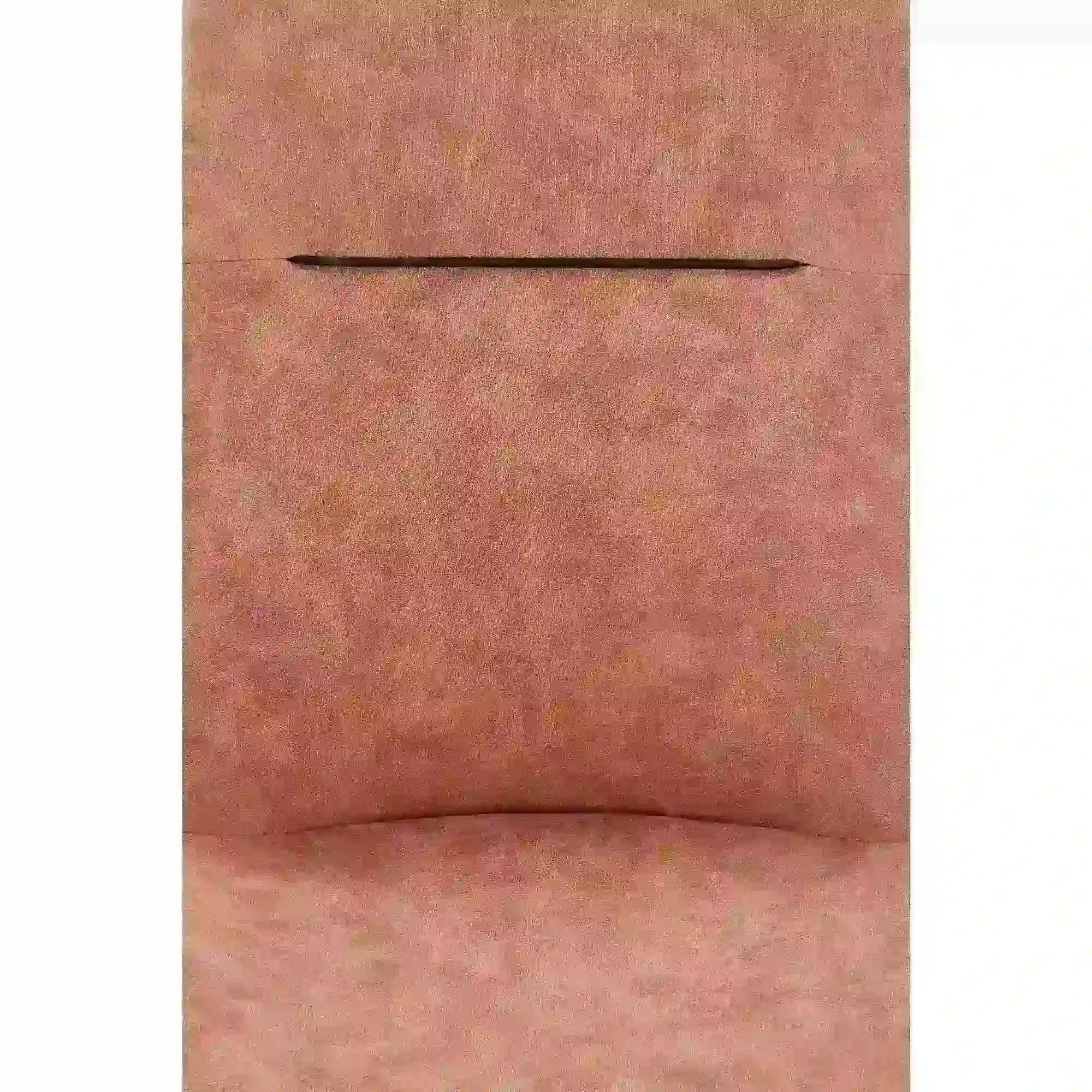 Scaun tapitat K323, maro/negru, piele ecologica/metal, 45x59x88 cm