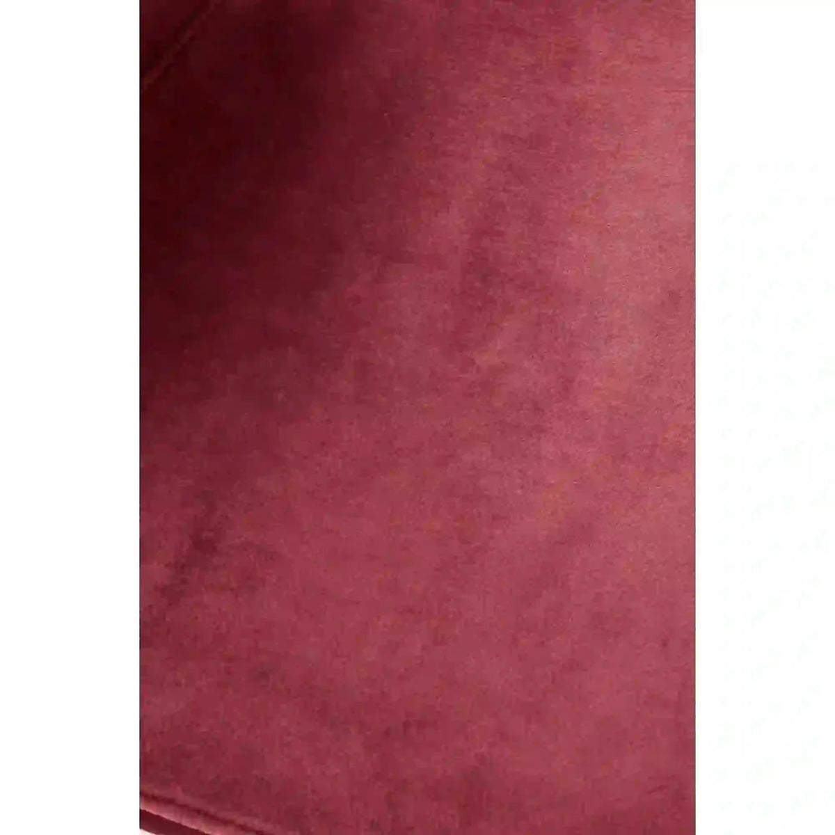 Scaun tapitat K379, rosu/negru, stofa catifelata/metal, 45x48x88 cm