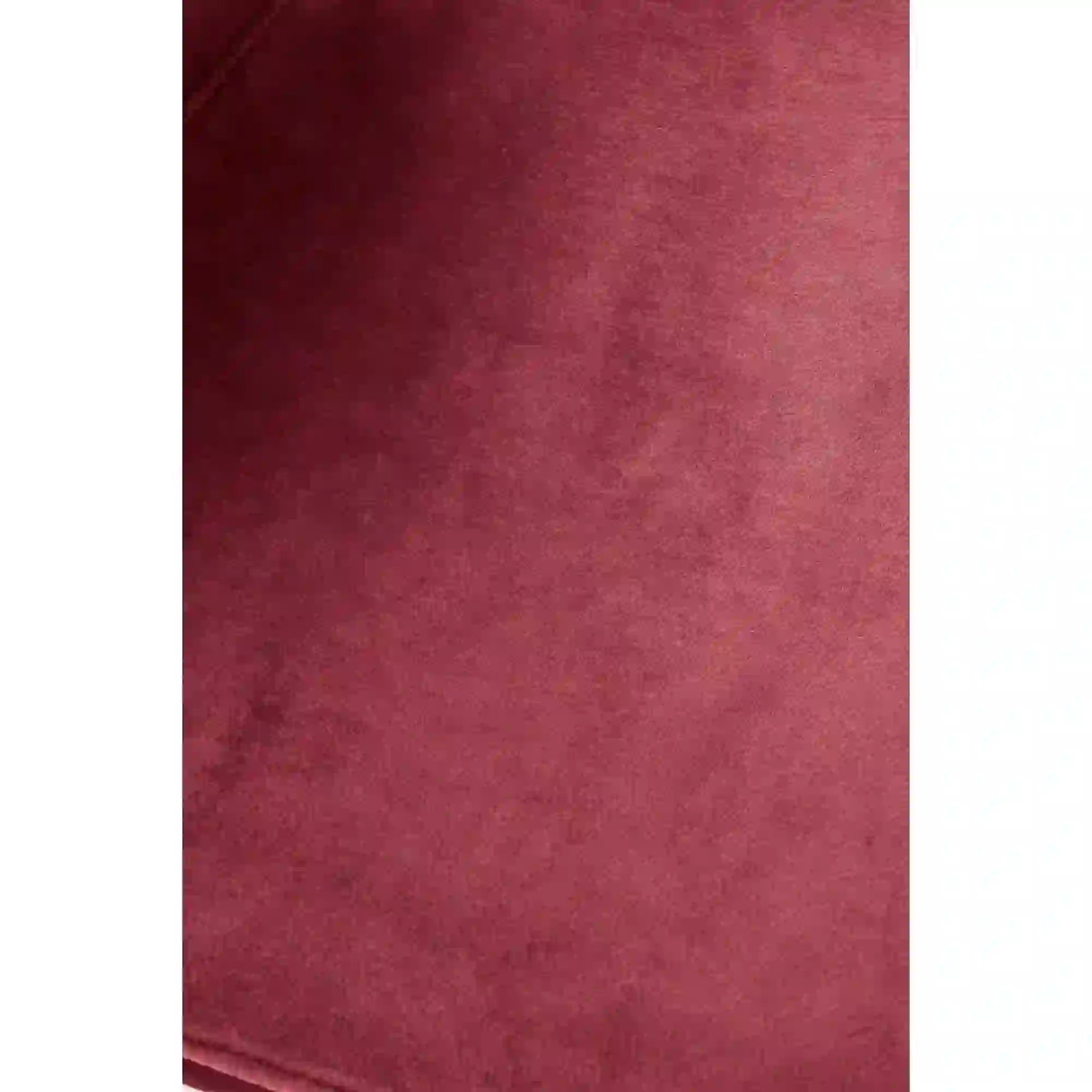 Scaun tapitat K379, rosu/negru, stofa catifelata/metal, 45x48x88 cm