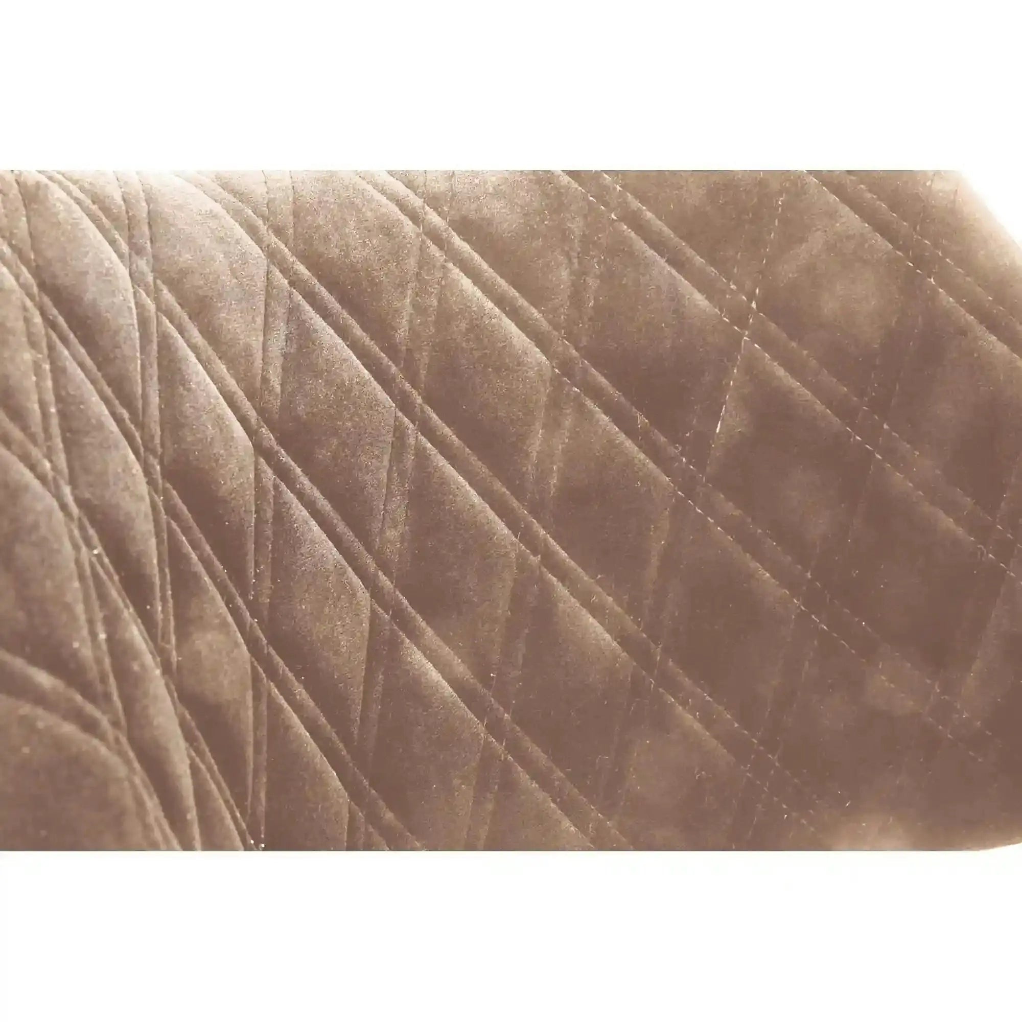 Scaun tapitat K396, bej/nuc, stofa catifelata/placaj, 56x55x77 cm