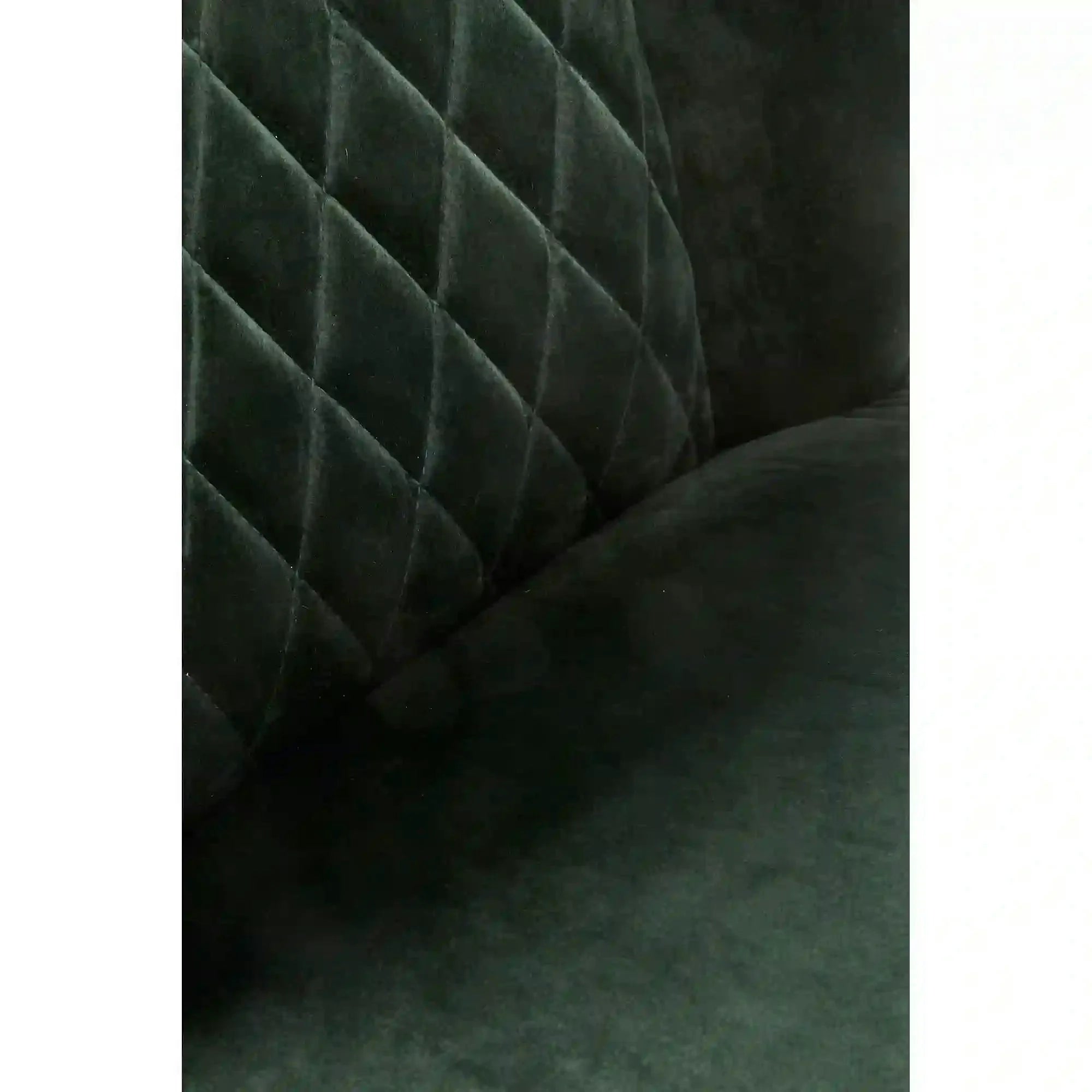 Scaun tapitat K399, verde/negru, stofa/metal, 50x60x84 cm