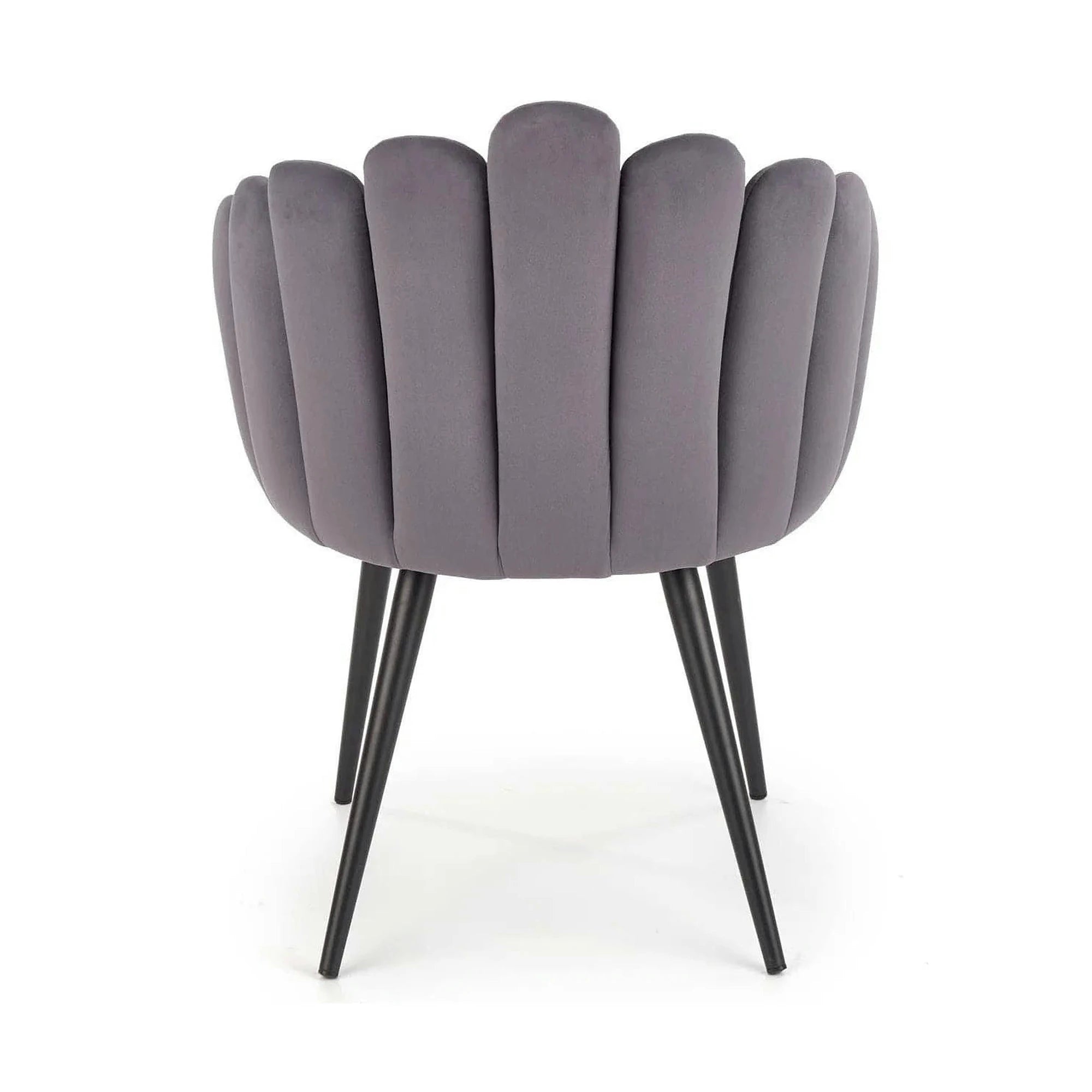 Scaun tapitat K410, gri inchis, 65x62x85 cm