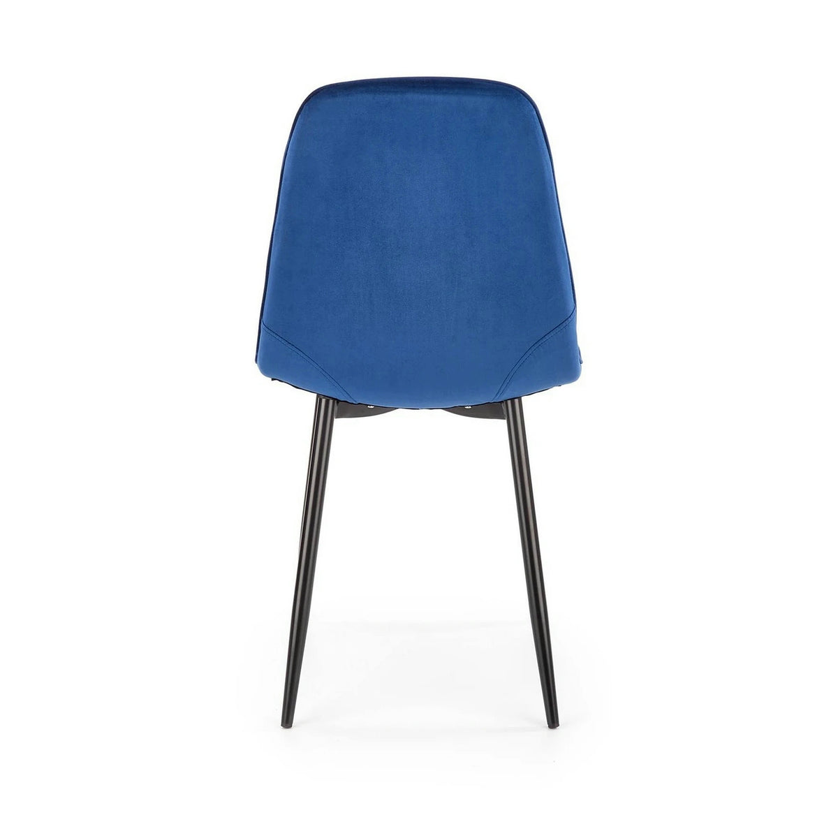 Scaun tapitat K417, albastru, 46x56x87 cm
