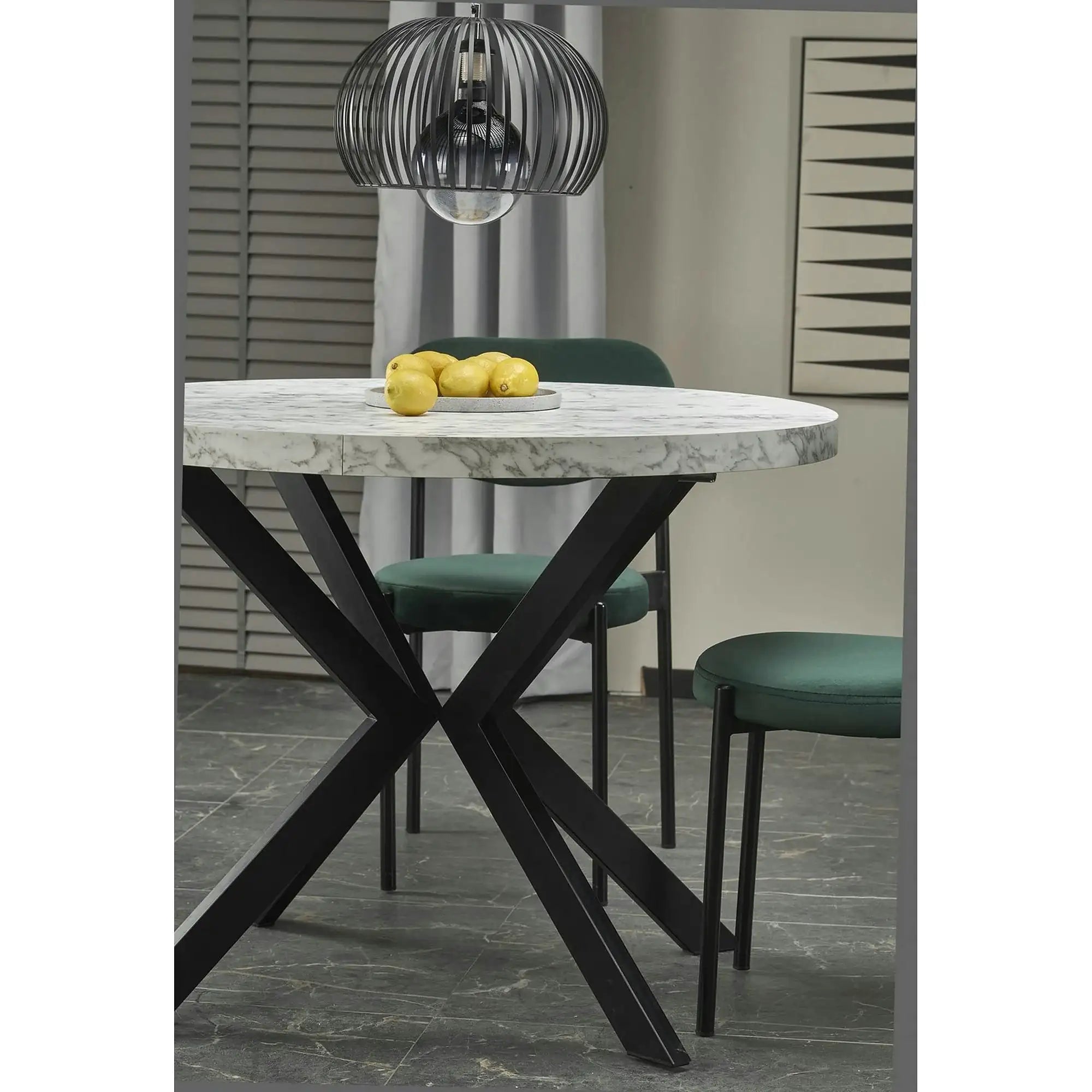 Scaun tapitat K509, gri, stofa catifelata, 42x48x80 cm
