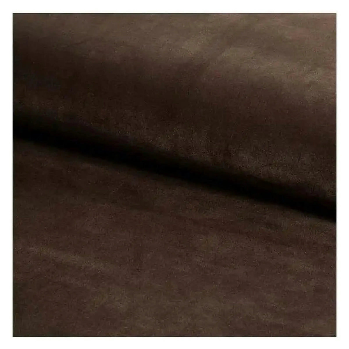 Scaun tapitat MILA, maro/negru, stofa catifelata/metal, 45x41x86 cm