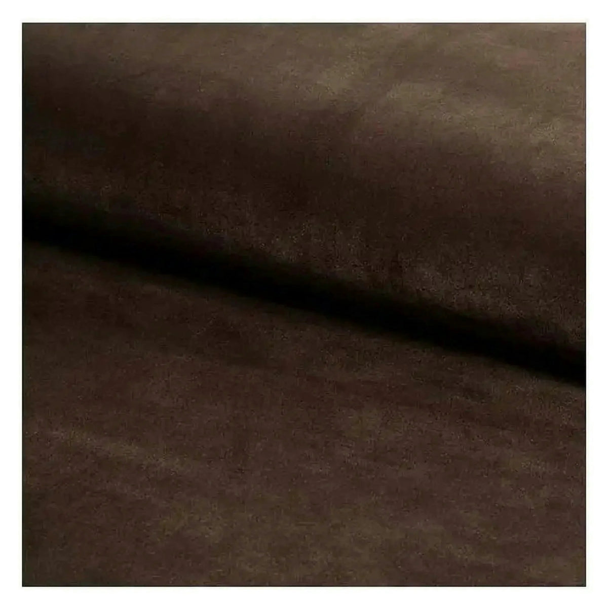 Scaun tapitat MILA, maro/negru, stofa catifelata/metal, 45x41x86 cm